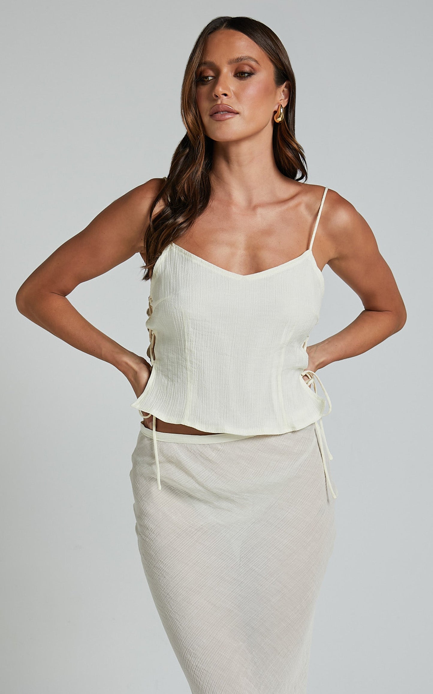 Lioness - Endless Cami Top in Ivory