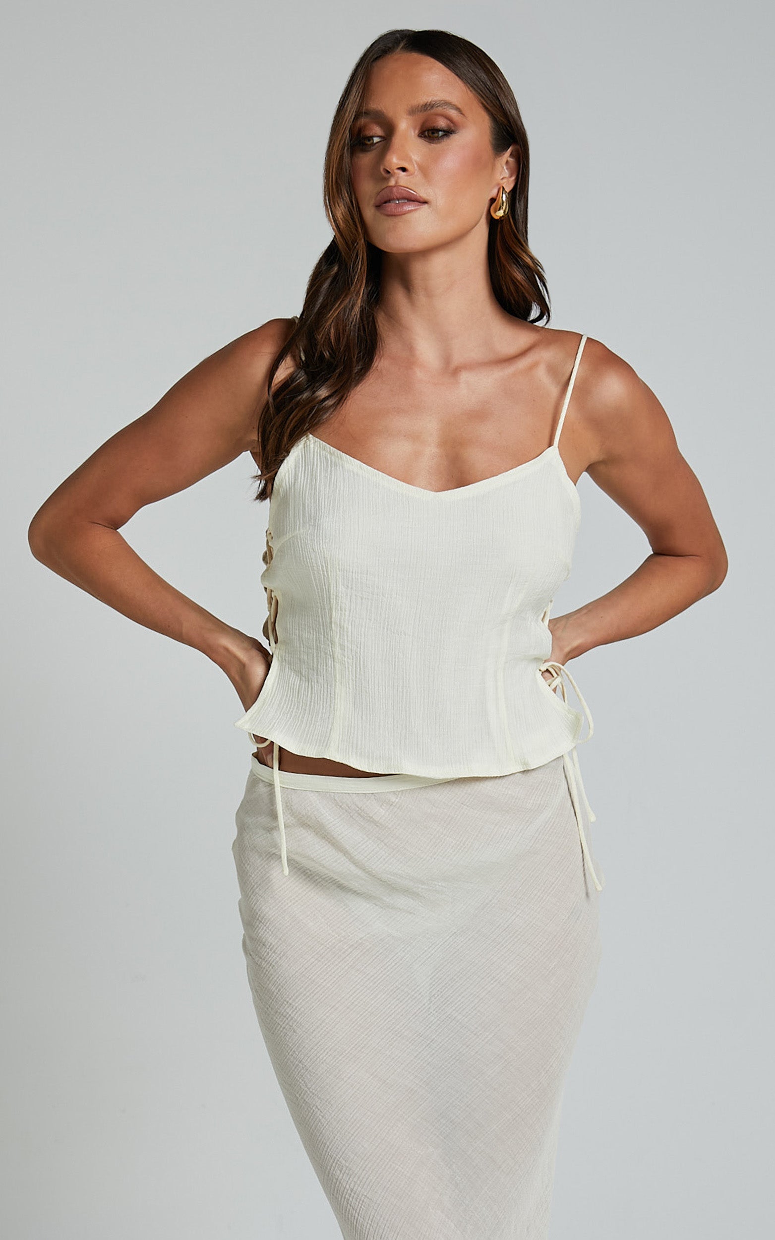 Lioness - Endless Cami Top in Ivory