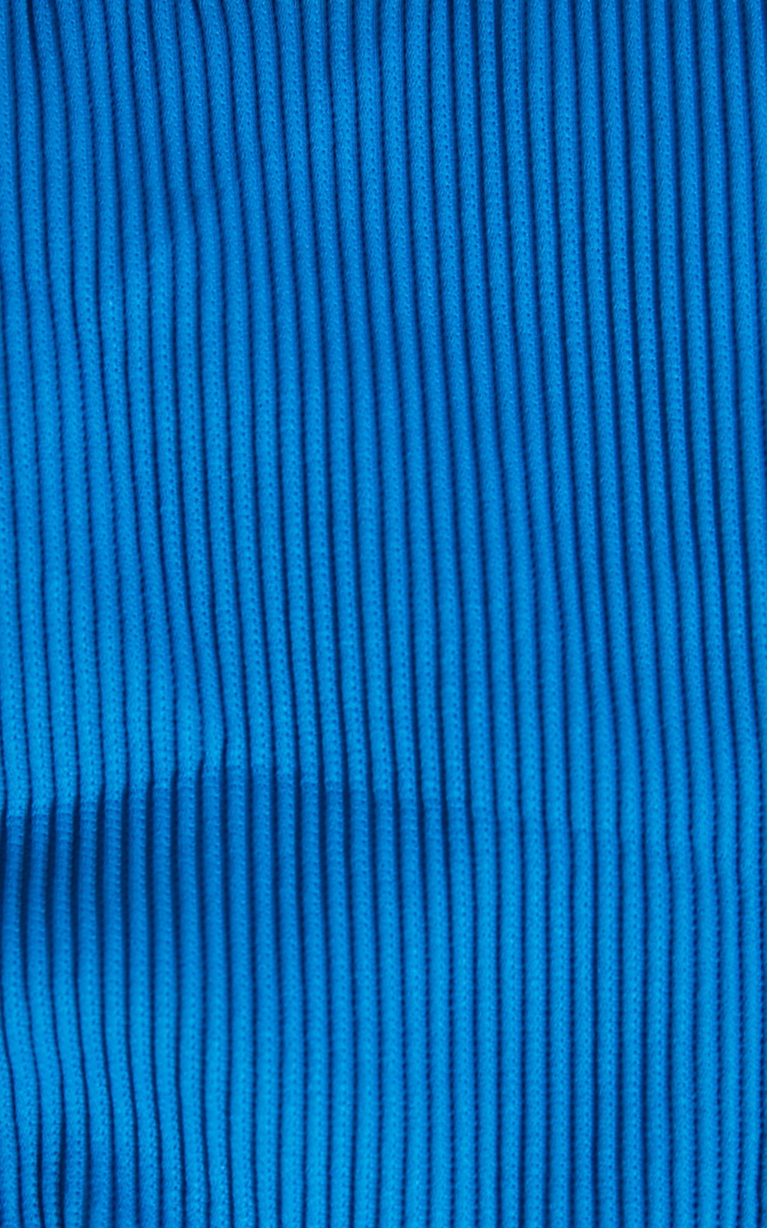 Lahana - Billy High Cut Bikini Bottom in RIBBED BLUE SAPPHIRE