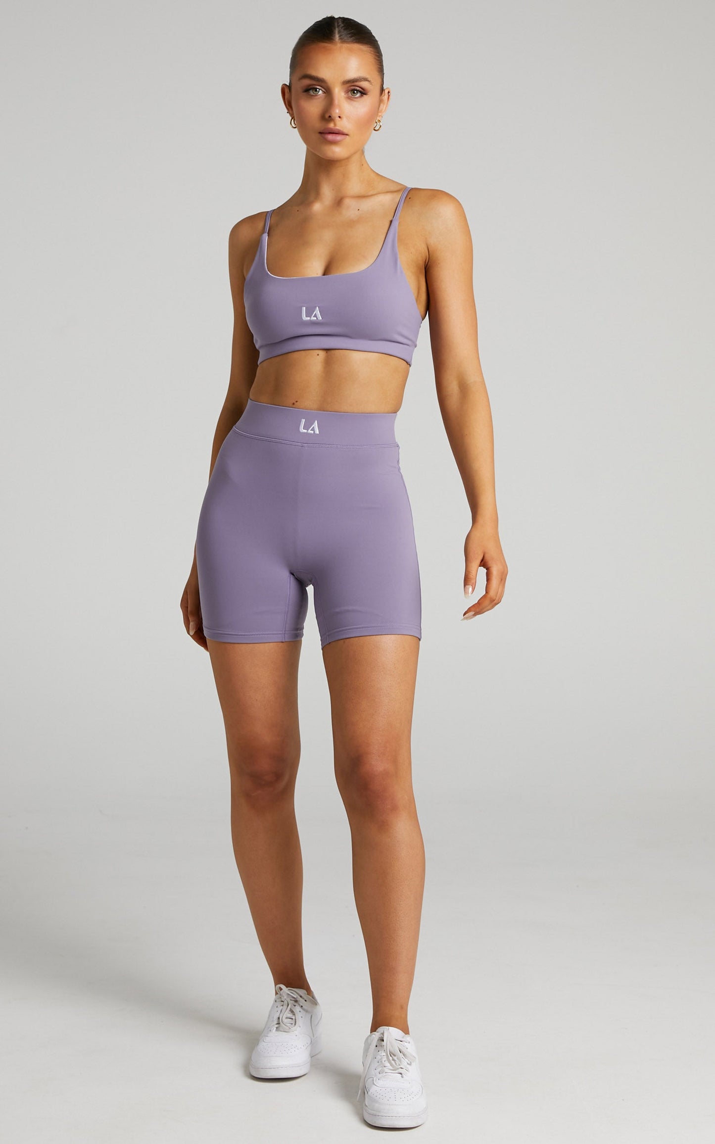 Lahana - Mabel Crop Top in PURPLE ASH