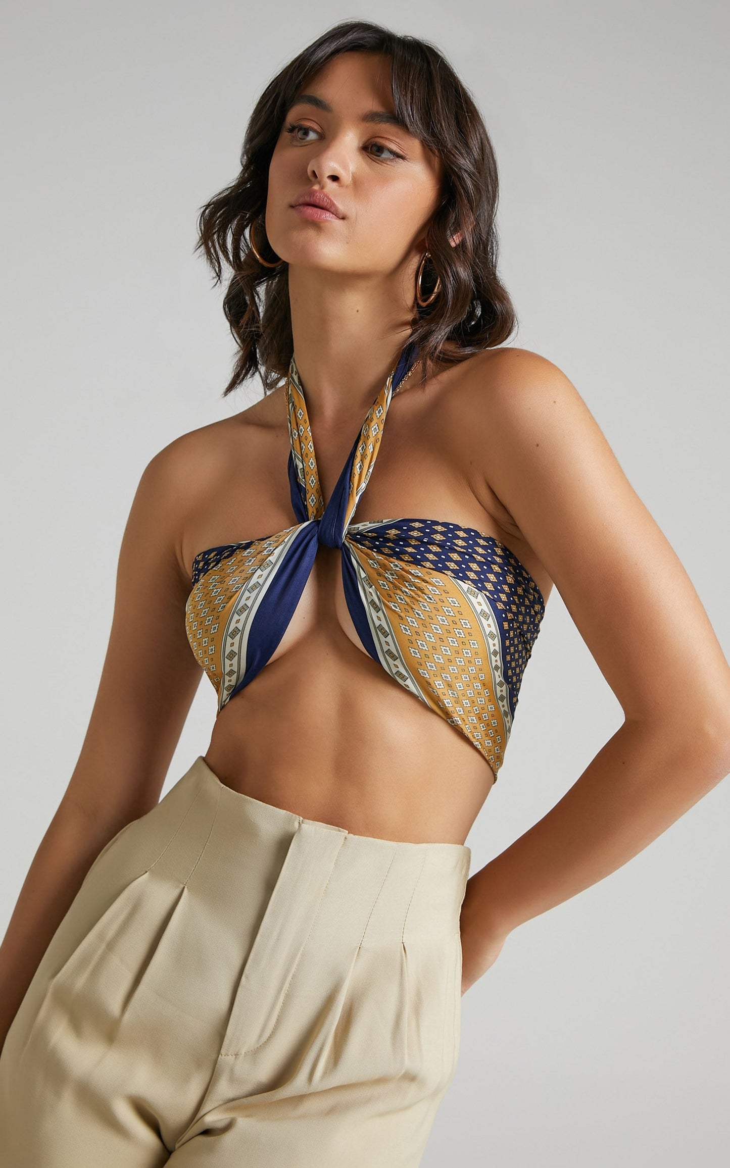 Larsen Scarf in Geo Print