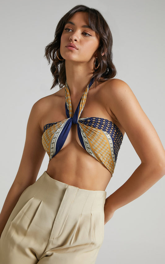 Larsen Scarf in Geo Print