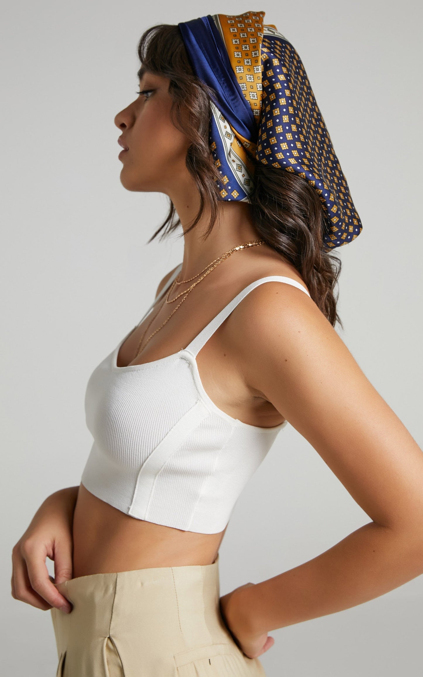 Larsen Scarf in Geo Print
