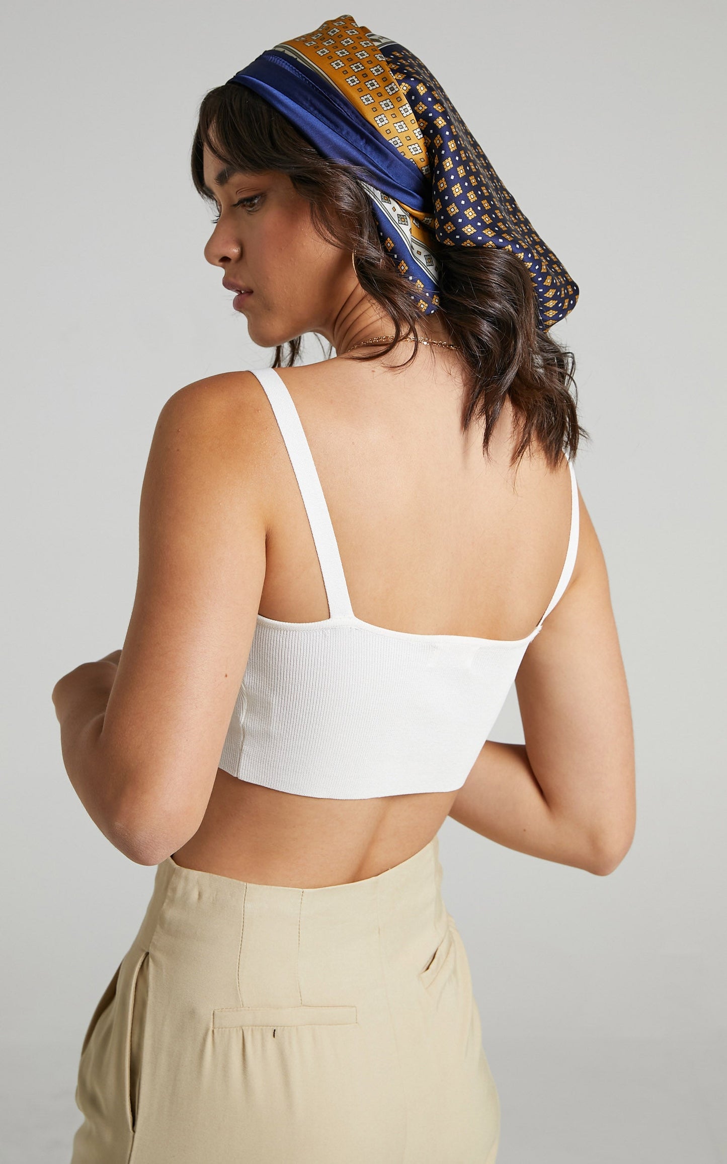 Larsen Scarf in Geo Print