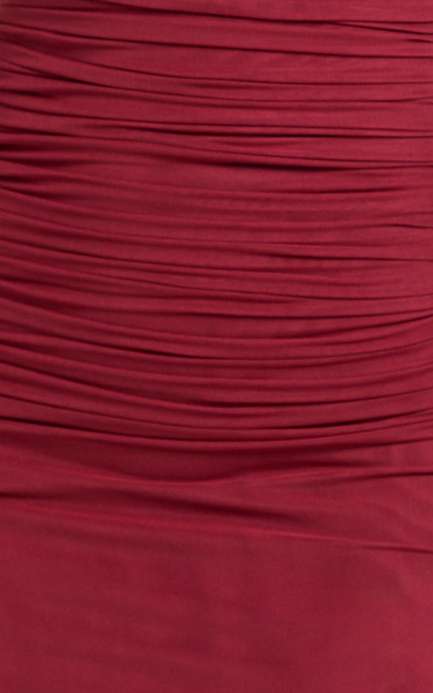 Larson Maxi Dress - Asymmetric Tie Neck Column Dress in Wine