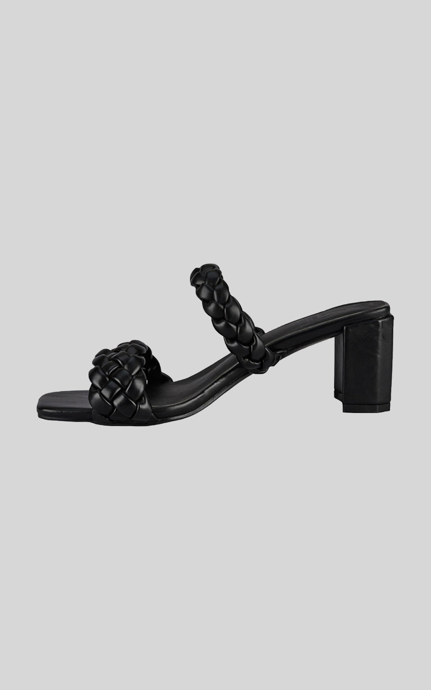 St Sana - Laurel Mule Heels in Black