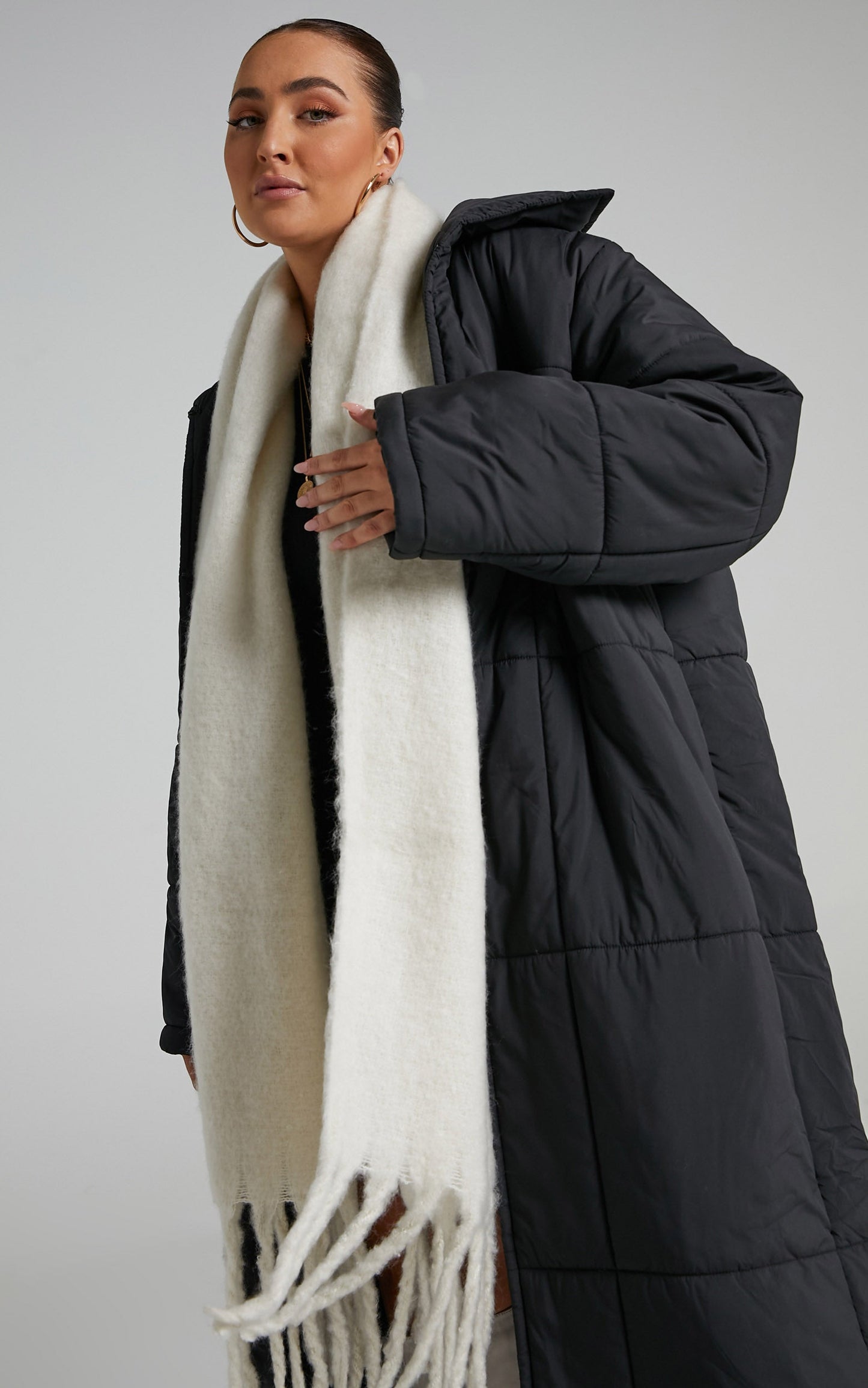 Lawrence Scarf in White