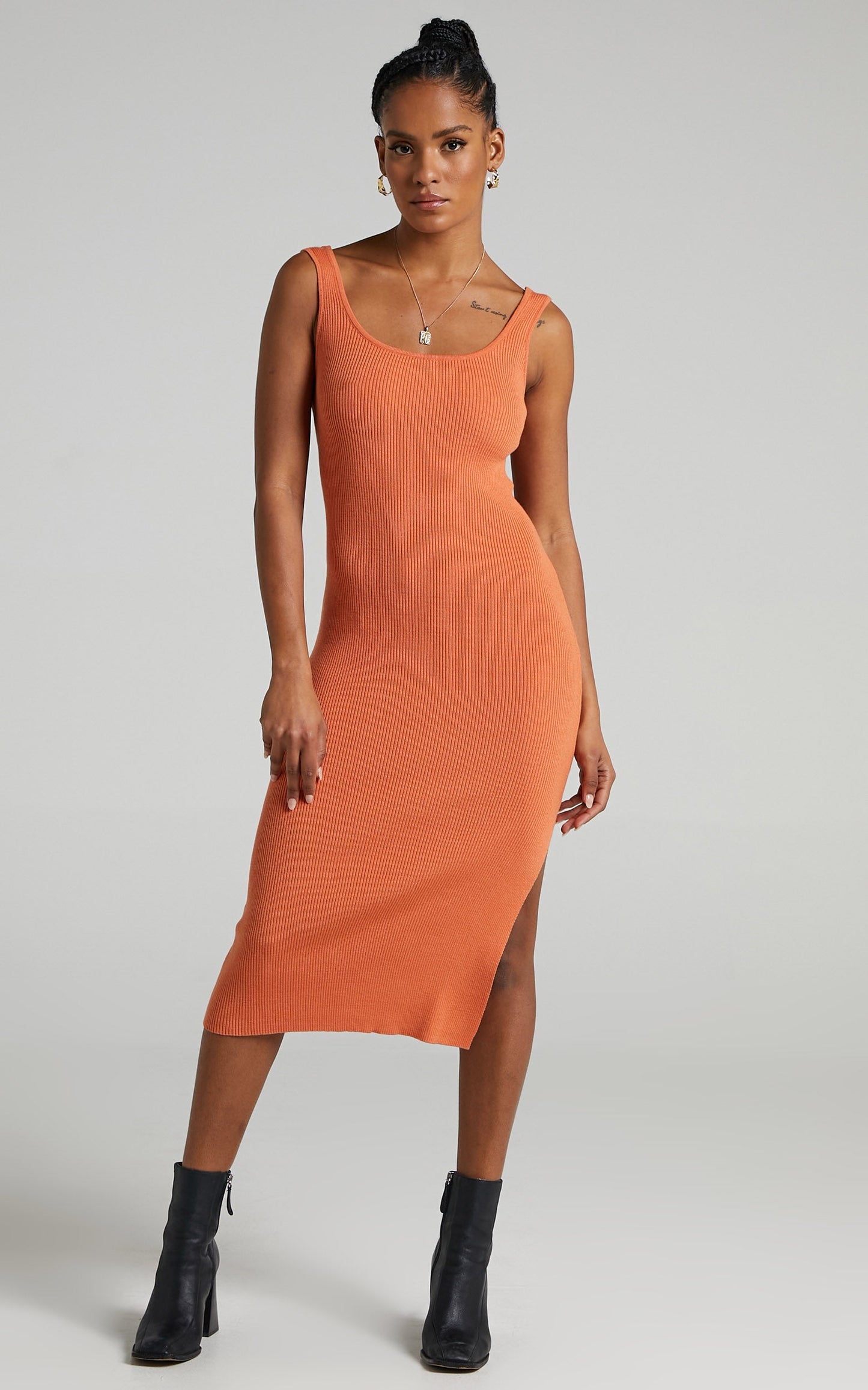 Jamika Dress in Orange