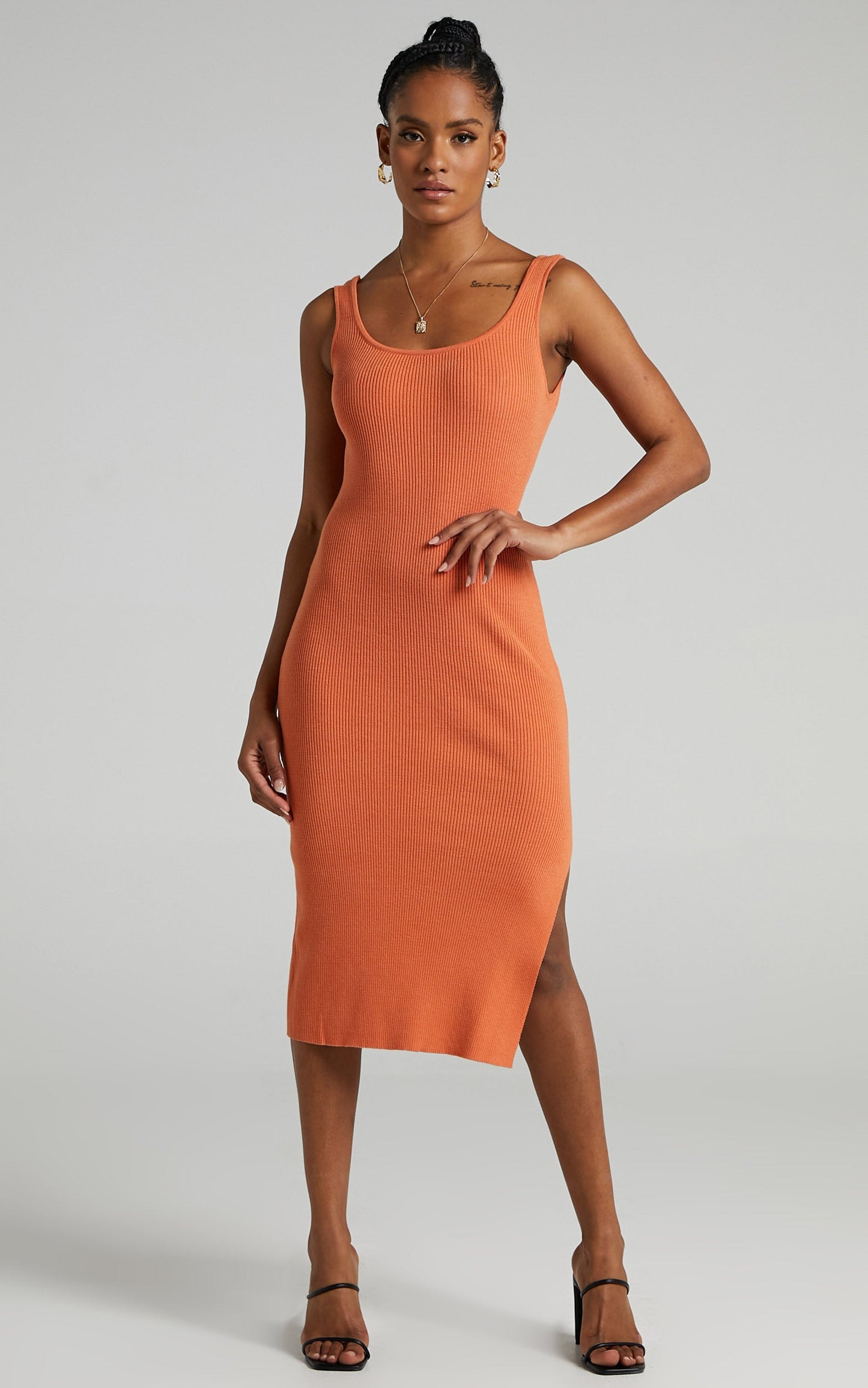 Jamika Dress in Orange