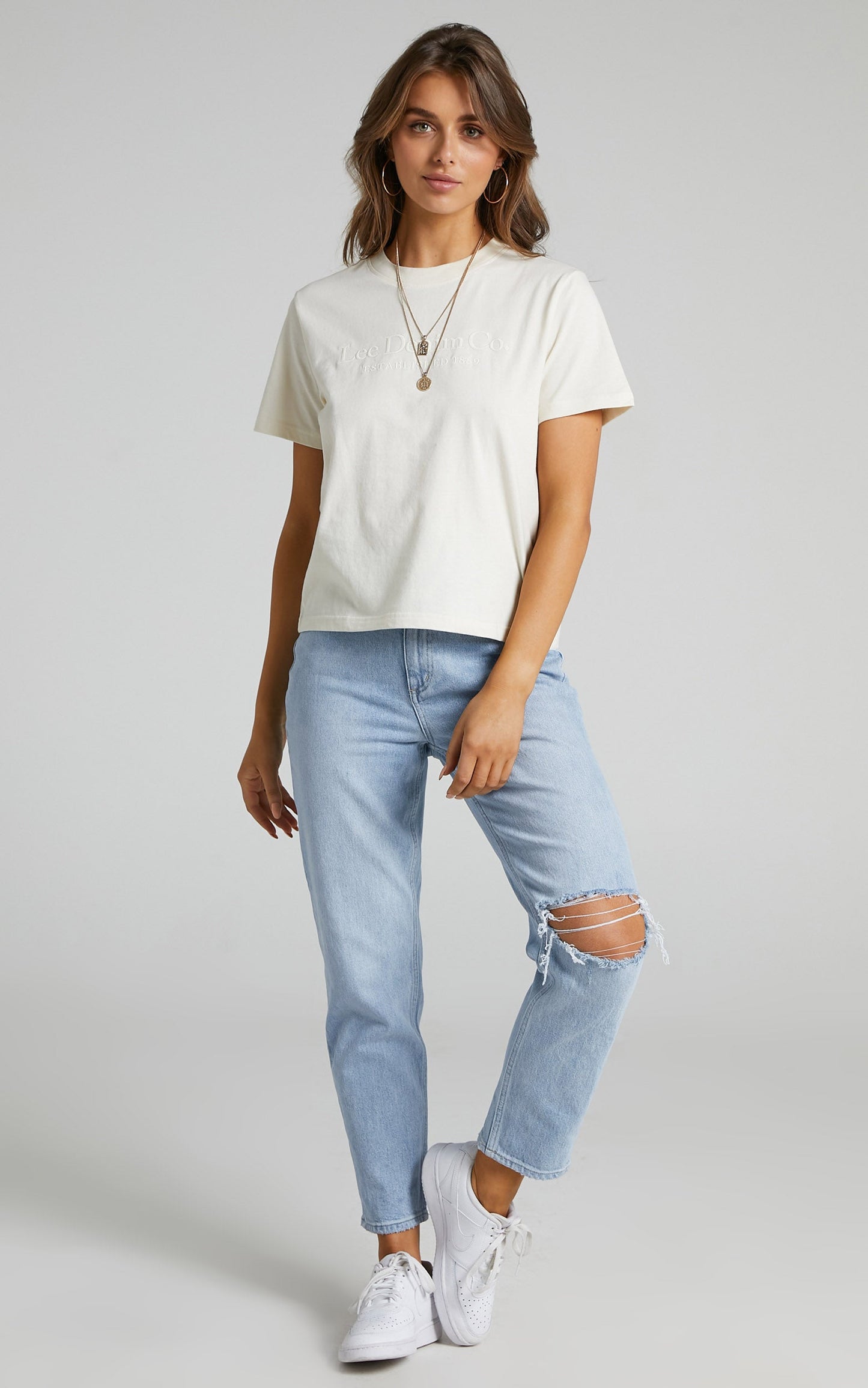 Lee - Classic Tee in Vanilla
