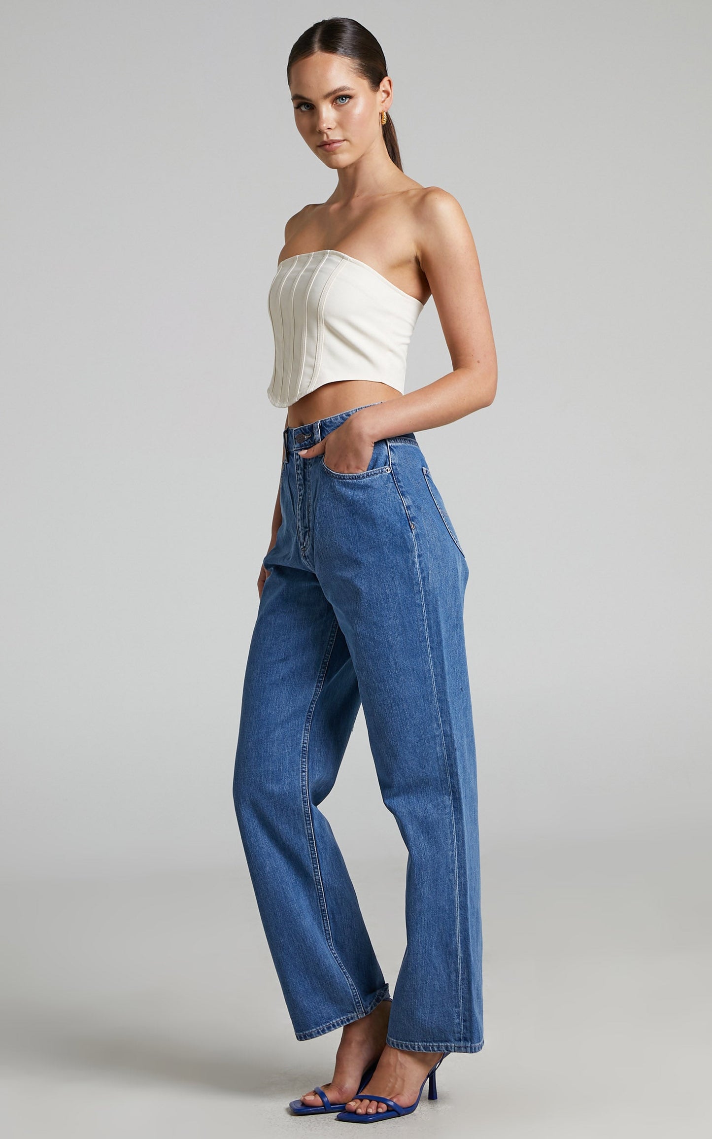 Lee - HIGH BAGGY in Future Blue