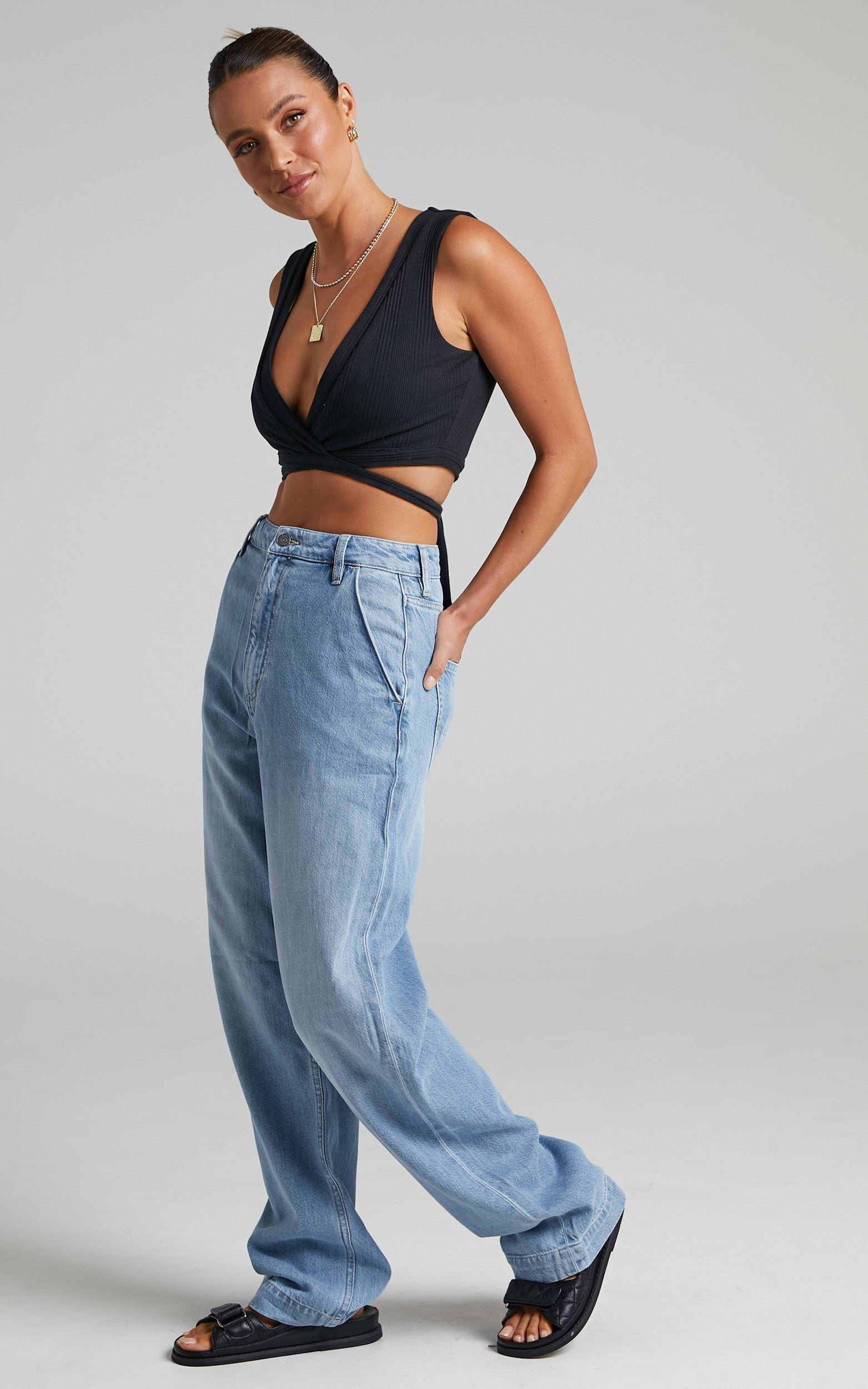 Lee - High Baggy in DREAM WORLD BLUE