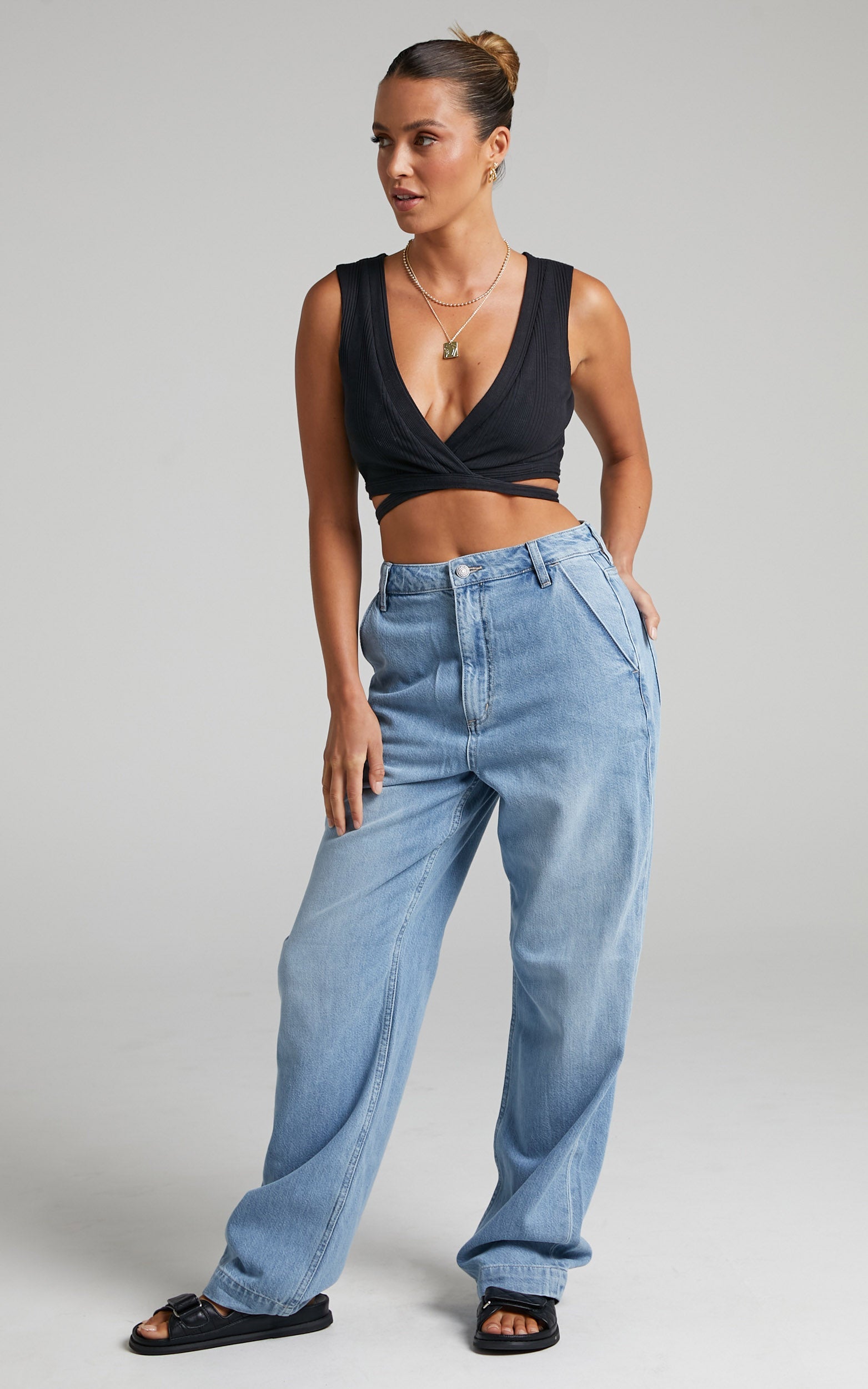 Lee - High Baggy in DREAM WORLD BLUE