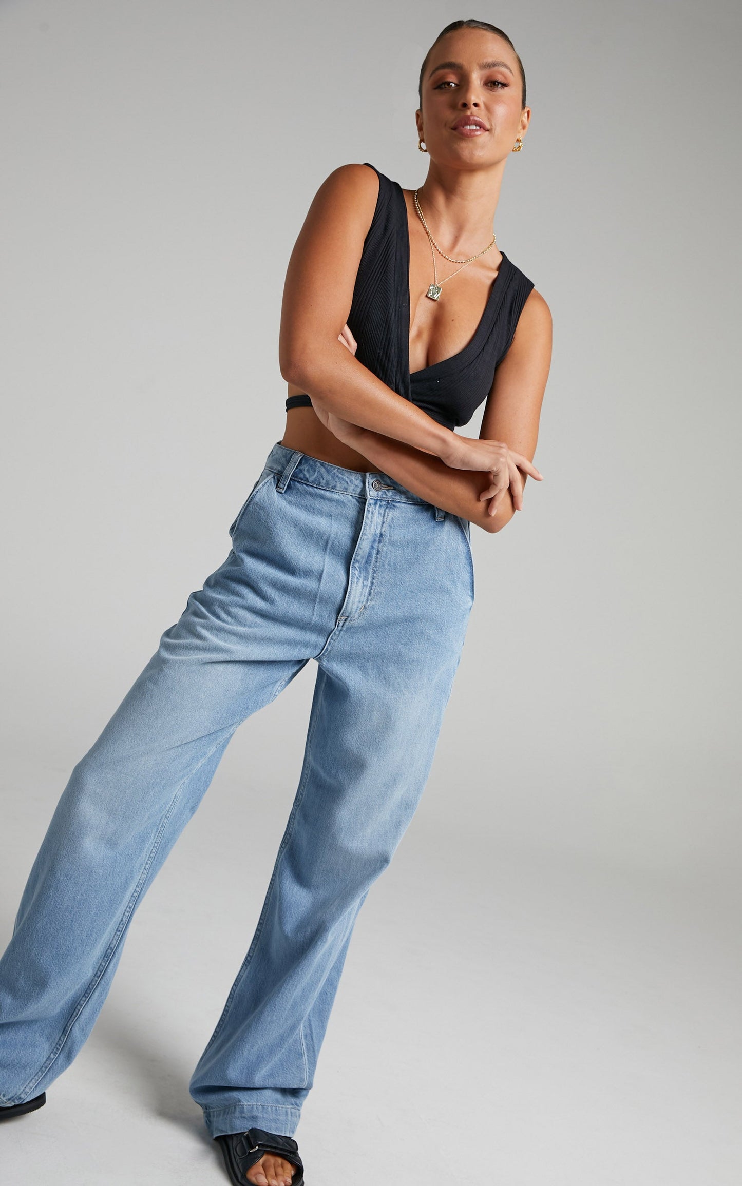 Lee - High Baggy in DREAM WORLD BLUE