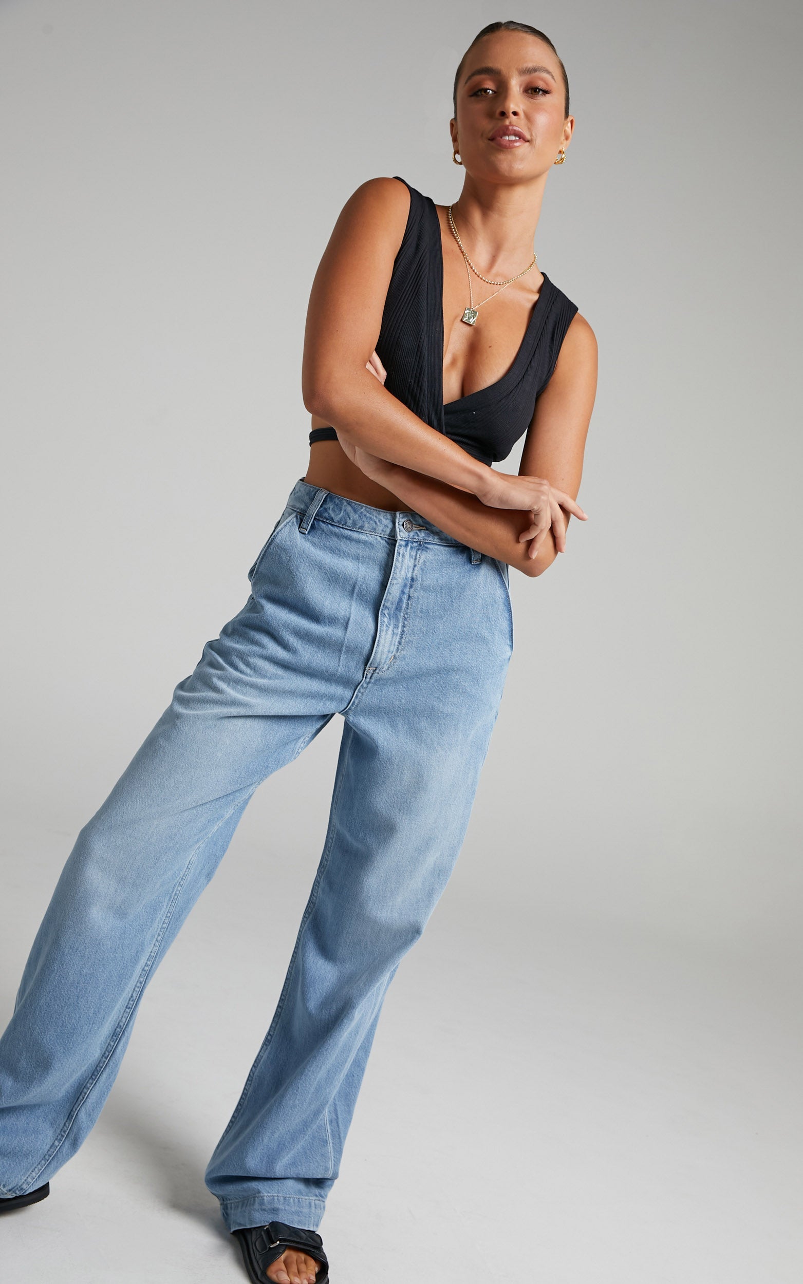 Lee - High Baggy in DREAM WORLD BLUE