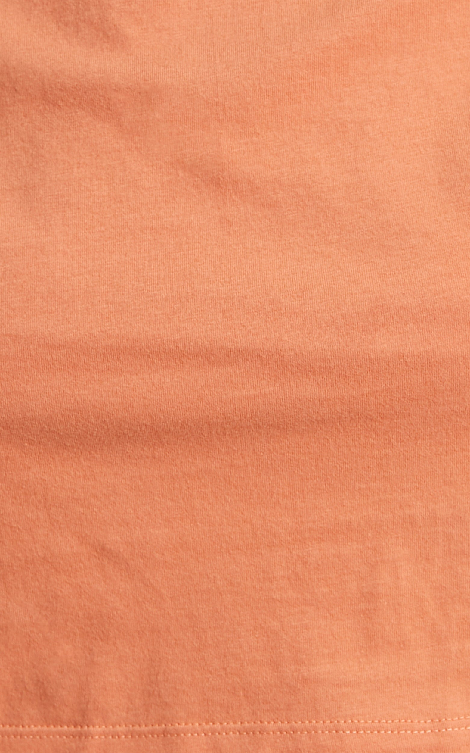 Lee - Piped Baby Tee in Coral gold