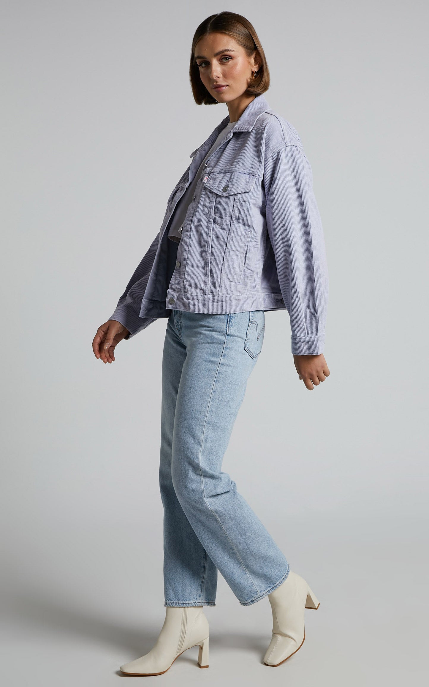 Levi's - 90's Trucker Jacket in Light Purple Garment Dye