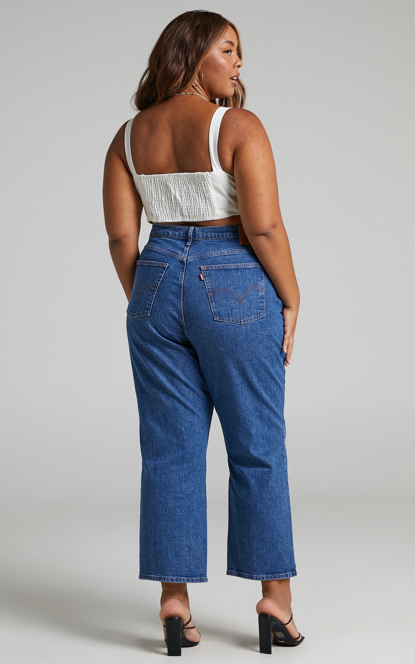 Levi's Curve - Ribcage Ankle Straight Jeans in Georgie