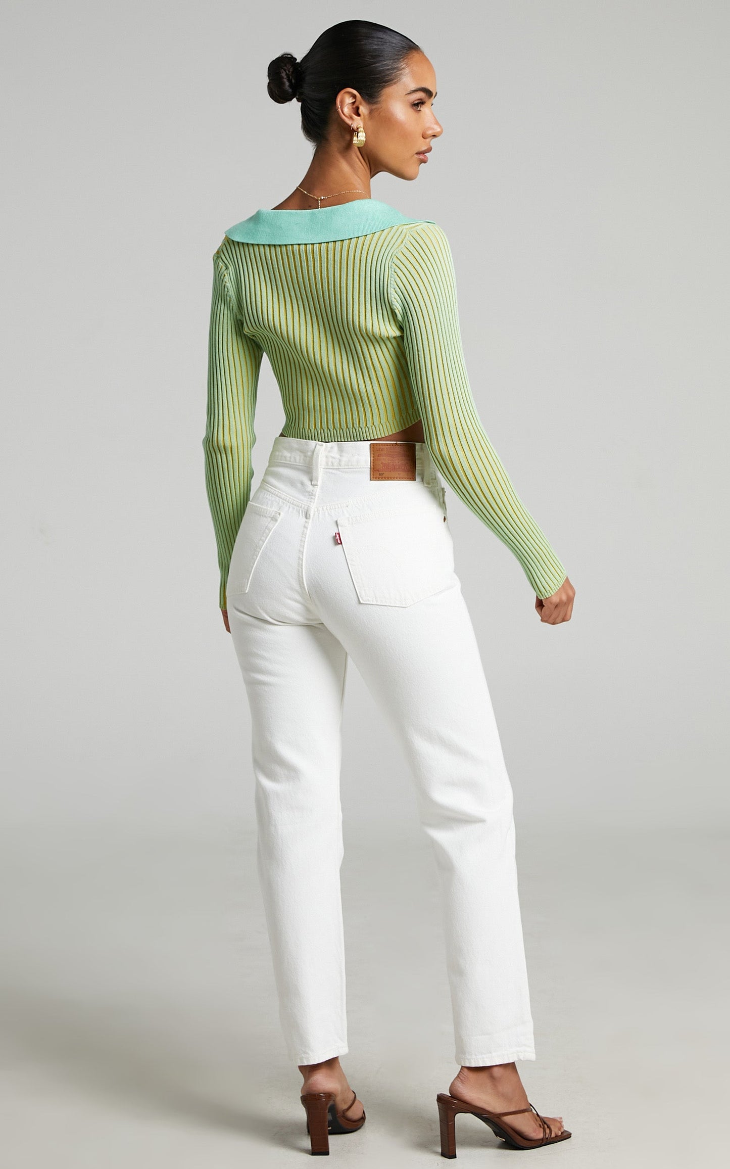 Levi's - 501 Original Cropped Jean in Come Clean