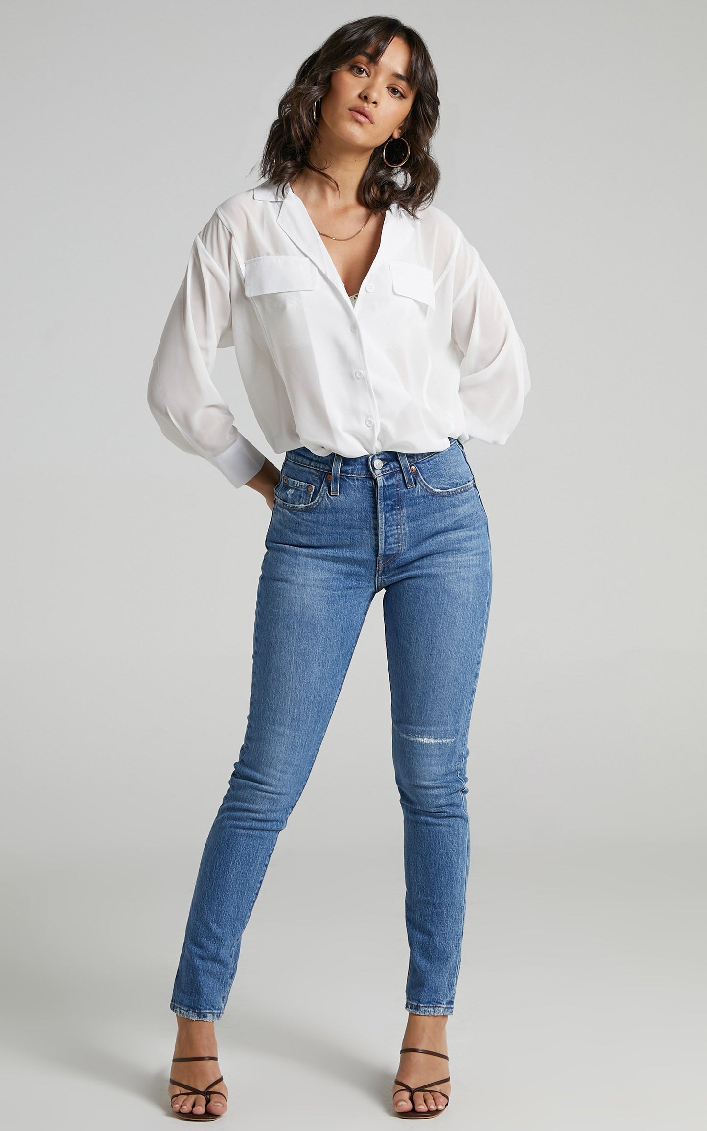 Levi's - 501 Skinny Jean in Jive Hushed
