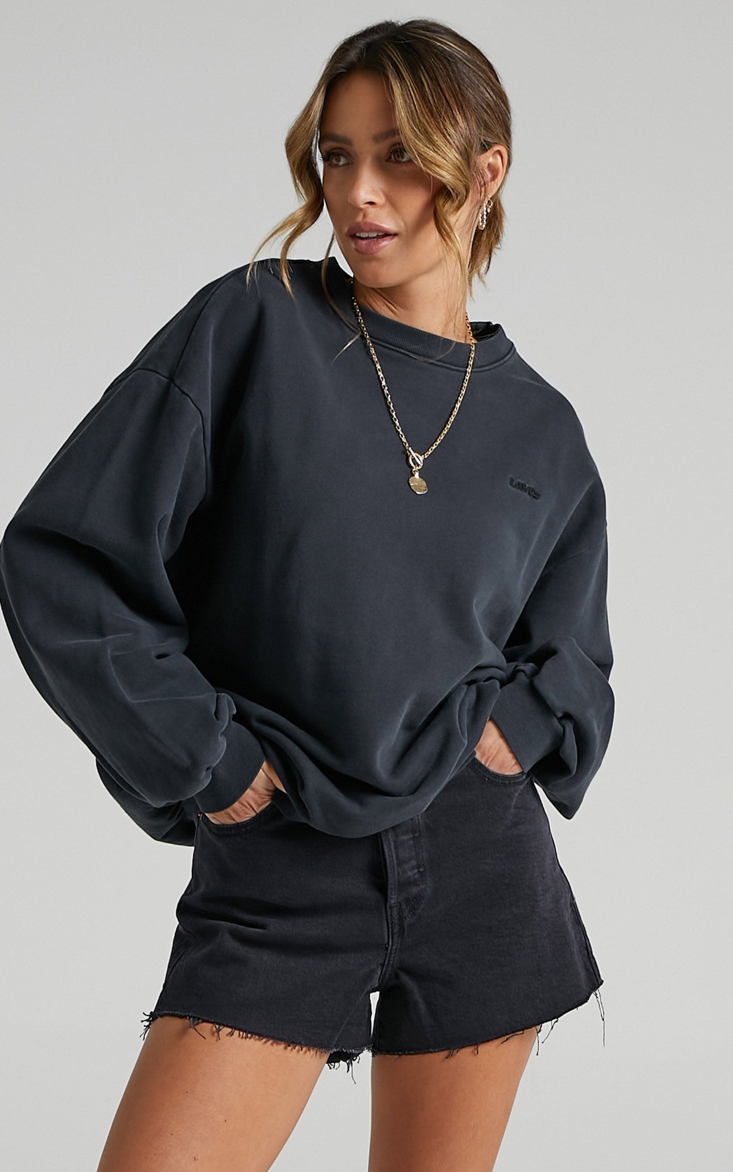 Levi's - Melrose Slouchy Jumper in Caviar