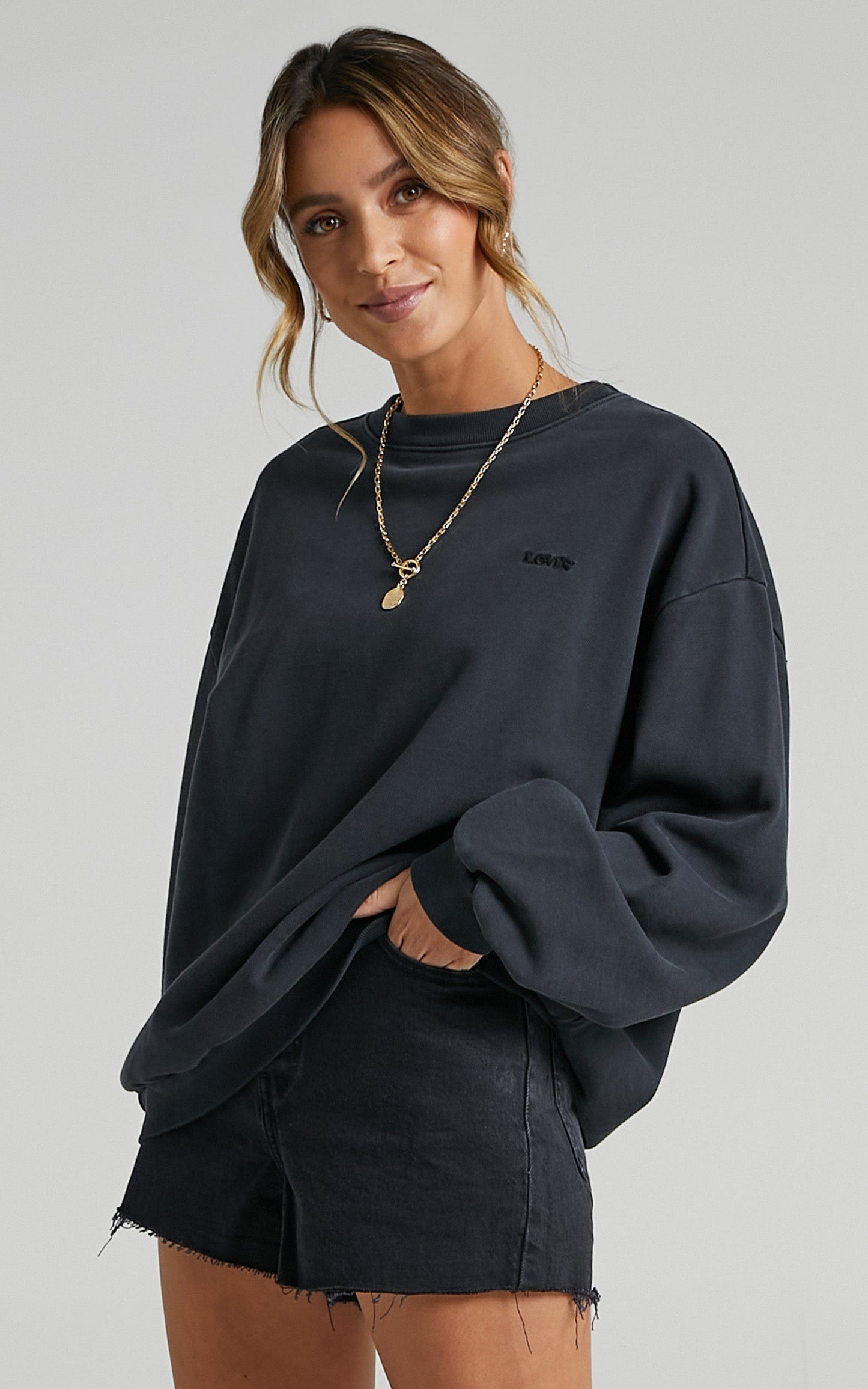 Levi's - Melrose Slouchy Jumper in Caviar