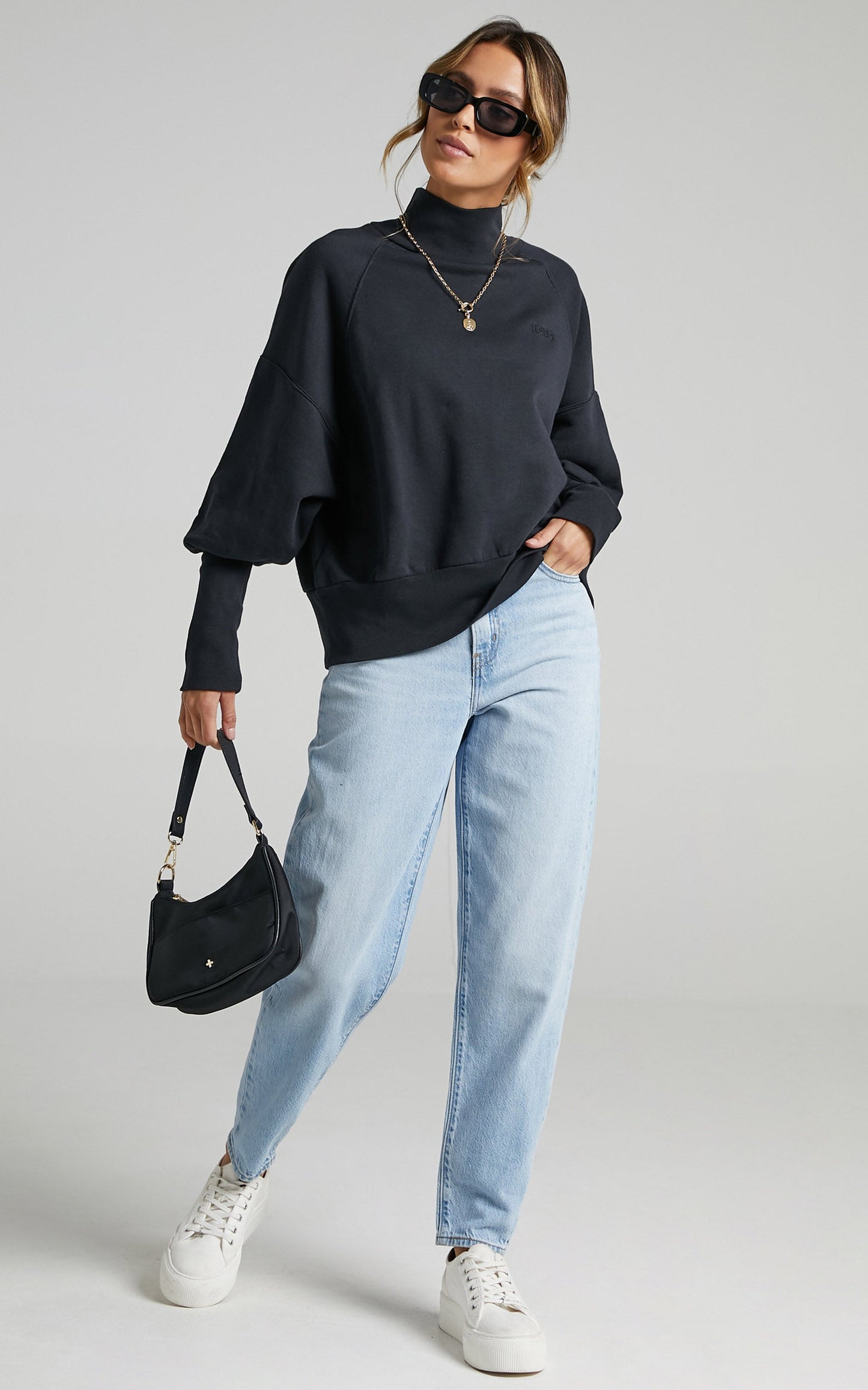 Levi's - Sienna Mockneck Knit in Caviar