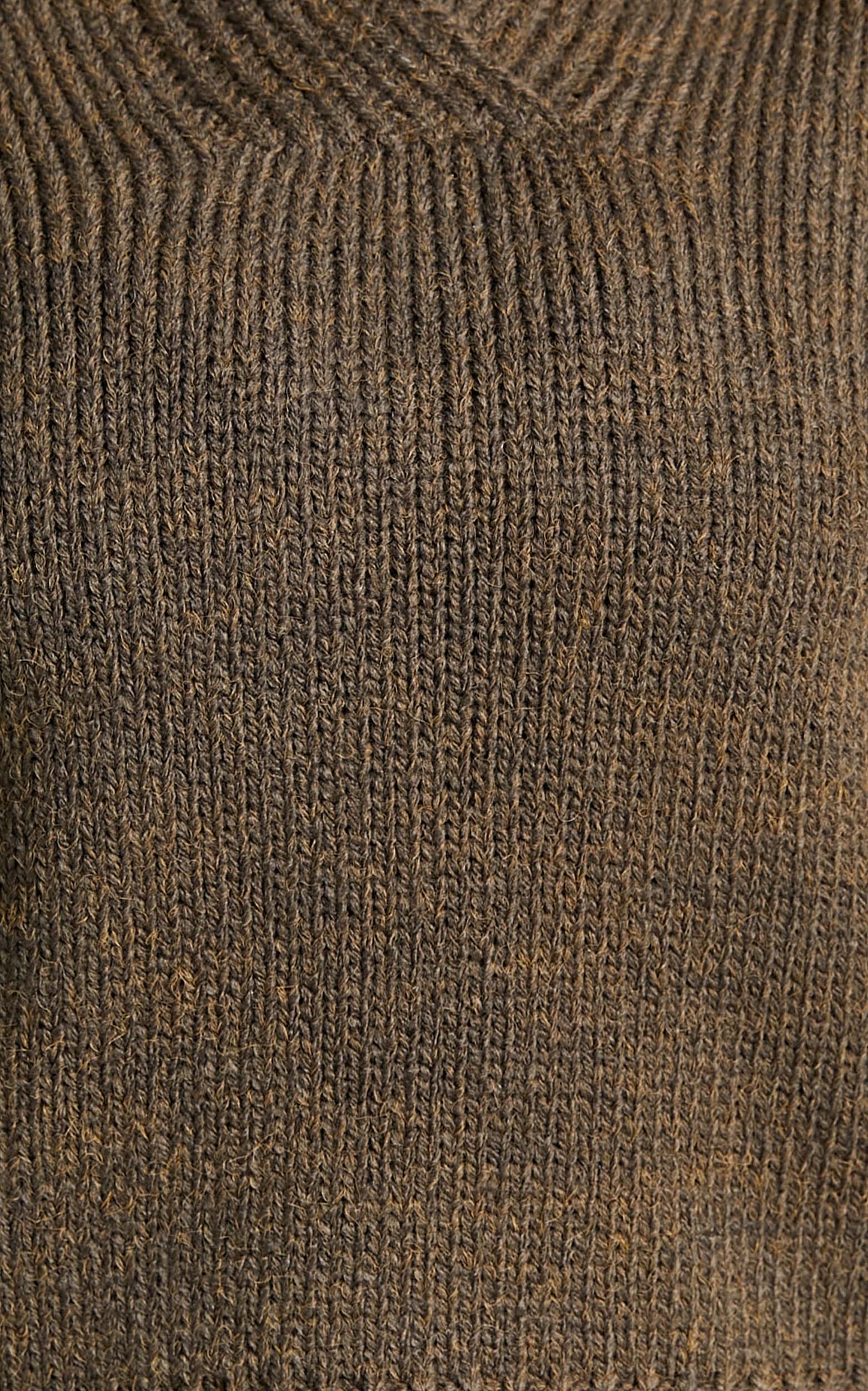 Lila Collared Knit Jumper in Moss Green