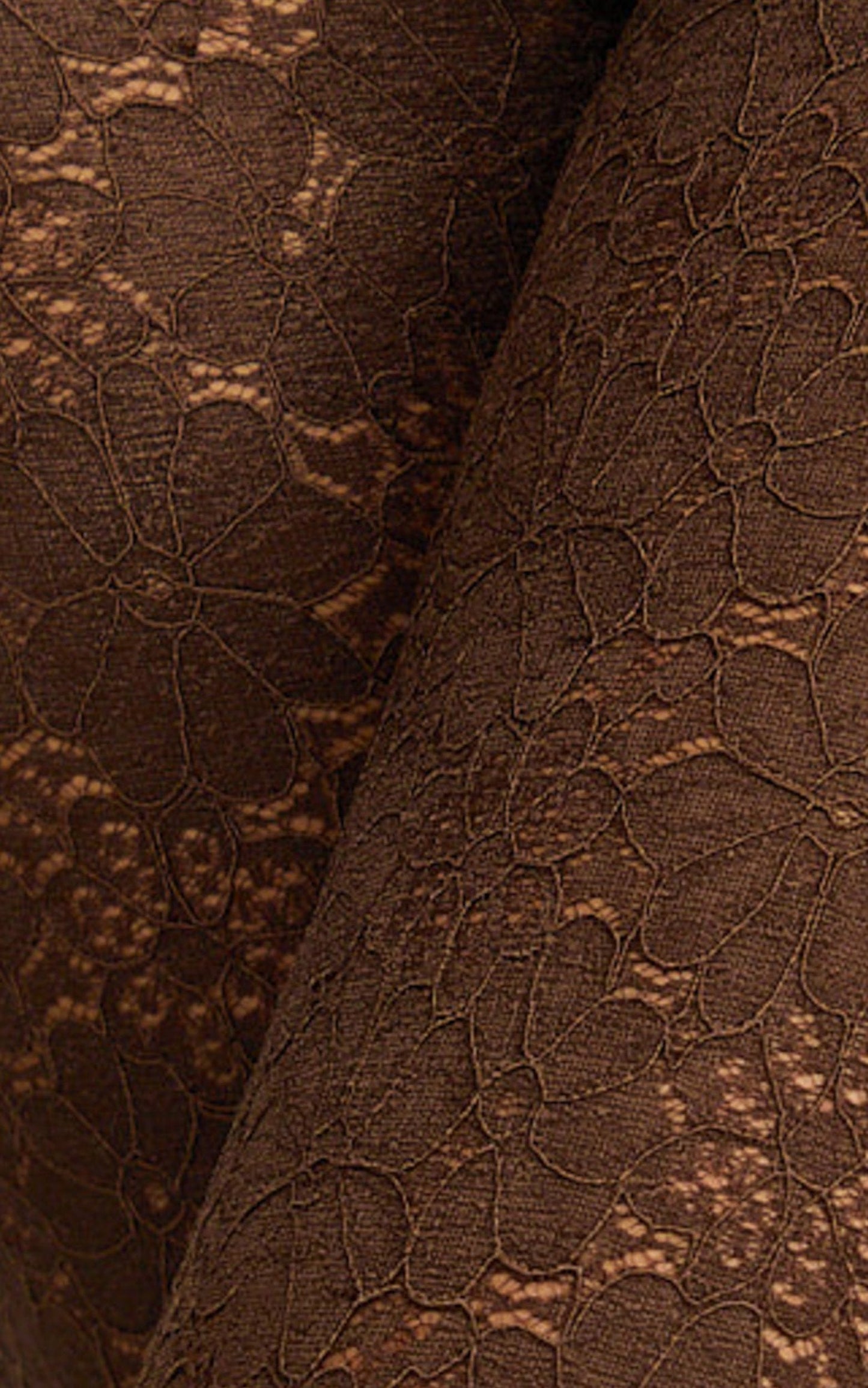Lila Pants - Bootleg Lace Pants in Chocolate