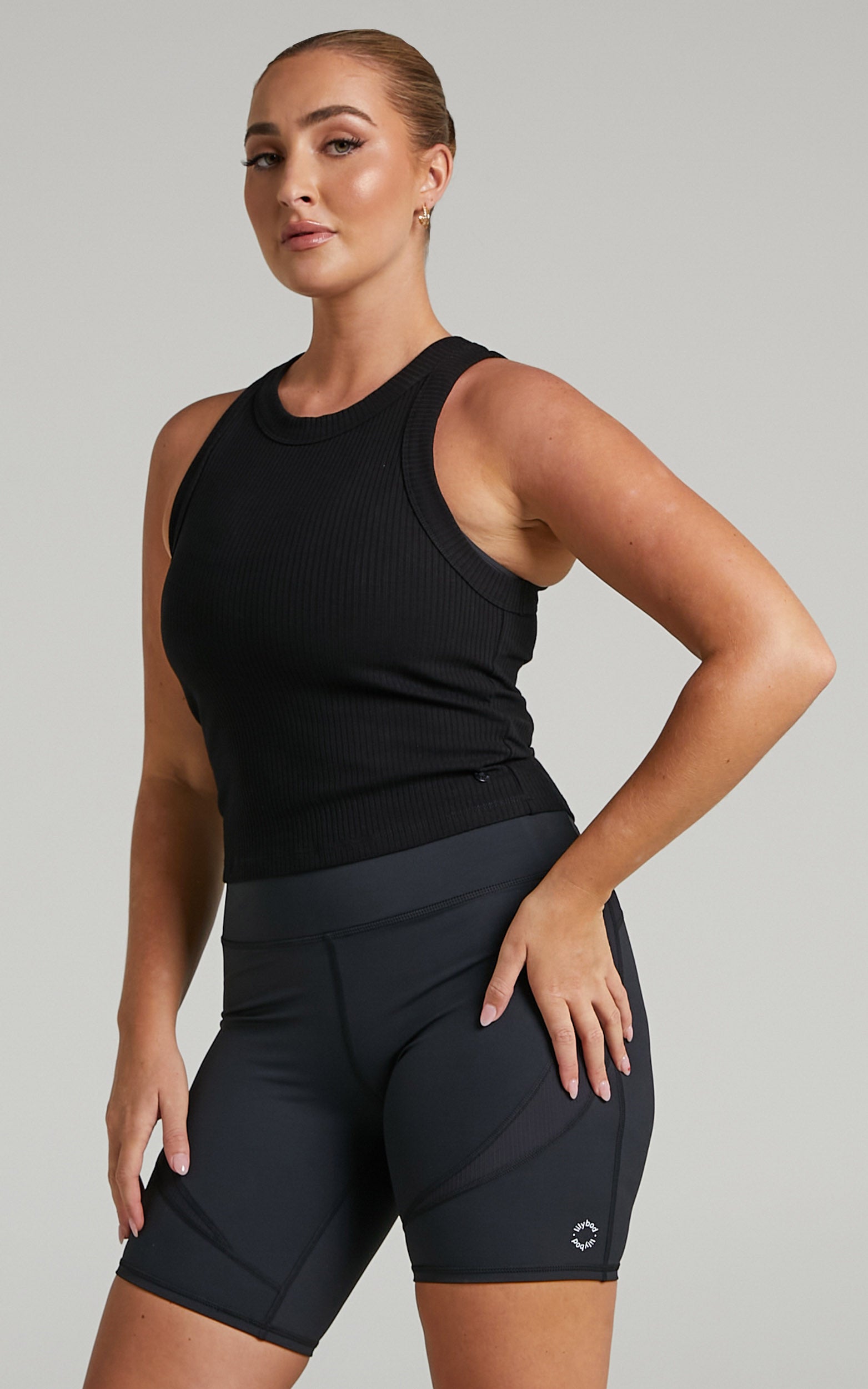 Lilybod - Harmony Top in Black Rib