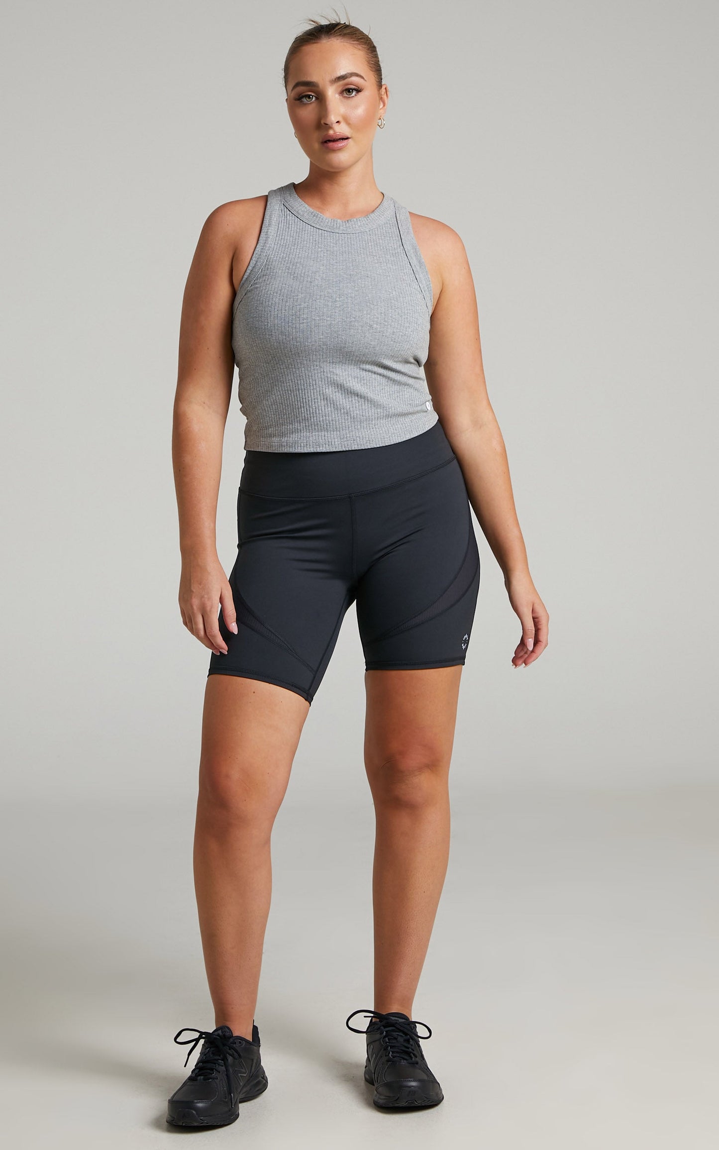 Lilybod - Harmony Top in Grey Marle Rib