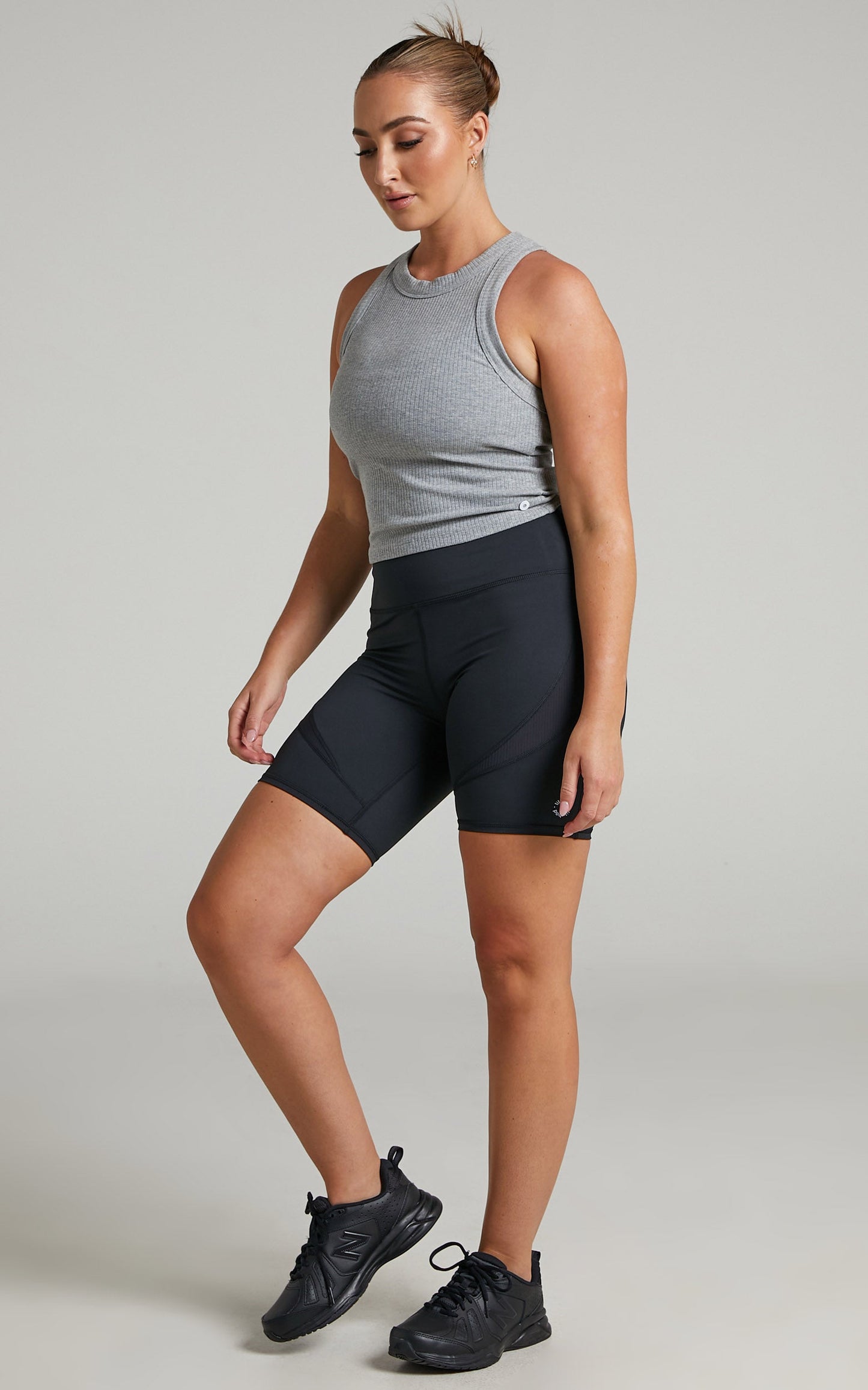 Lilybod - Harmony Top in Grey Marle Rib
