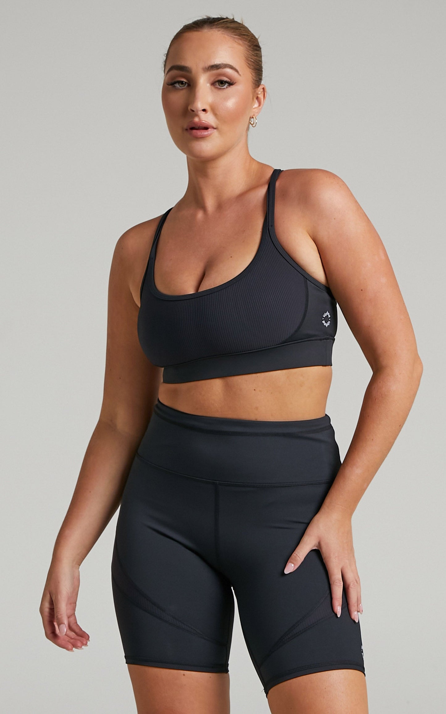 Lilybod - Talia Shorts in Smoke Black