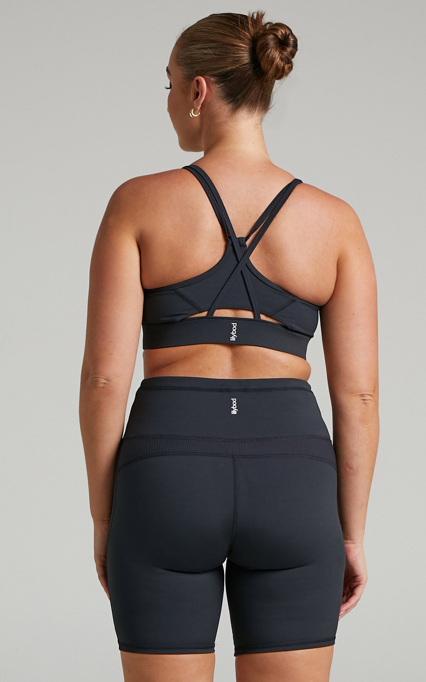 Lilybod - Talia Shorts in Smoke Black