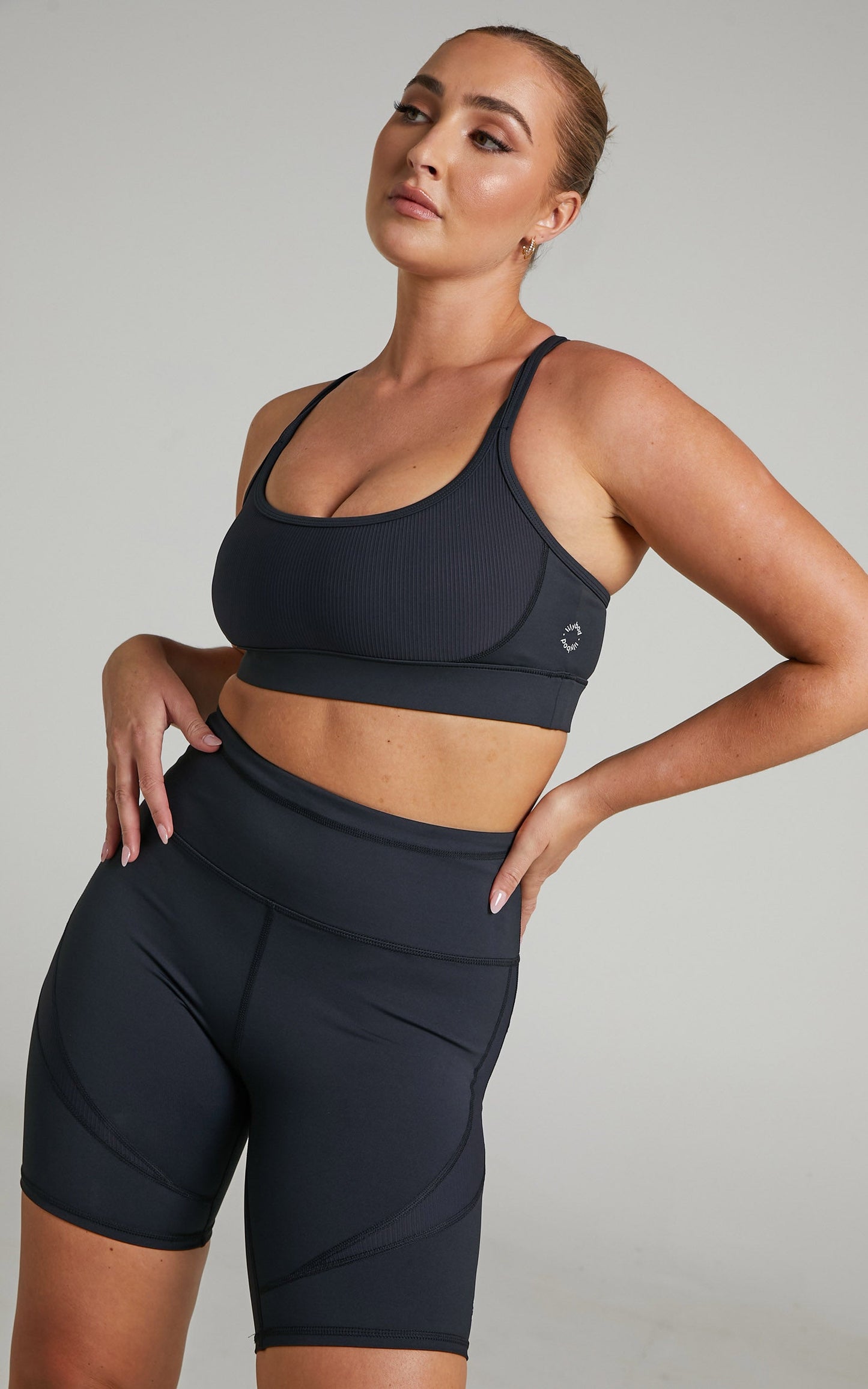 Lilybod - Talia Shorts in Smoke Black
