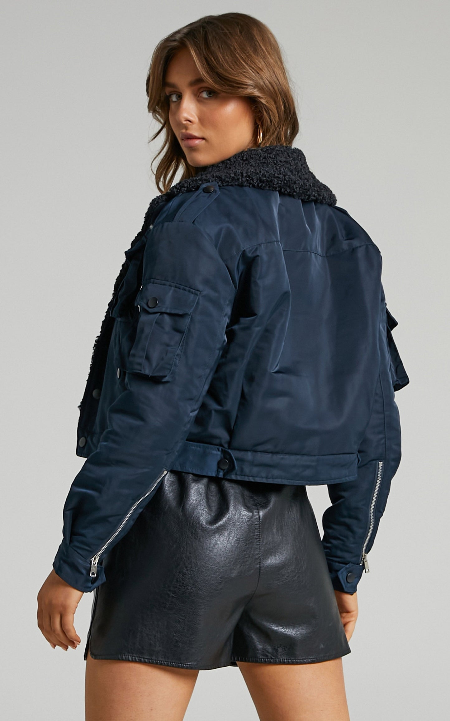 Lioness - Badge of Honour Jacket in Navy