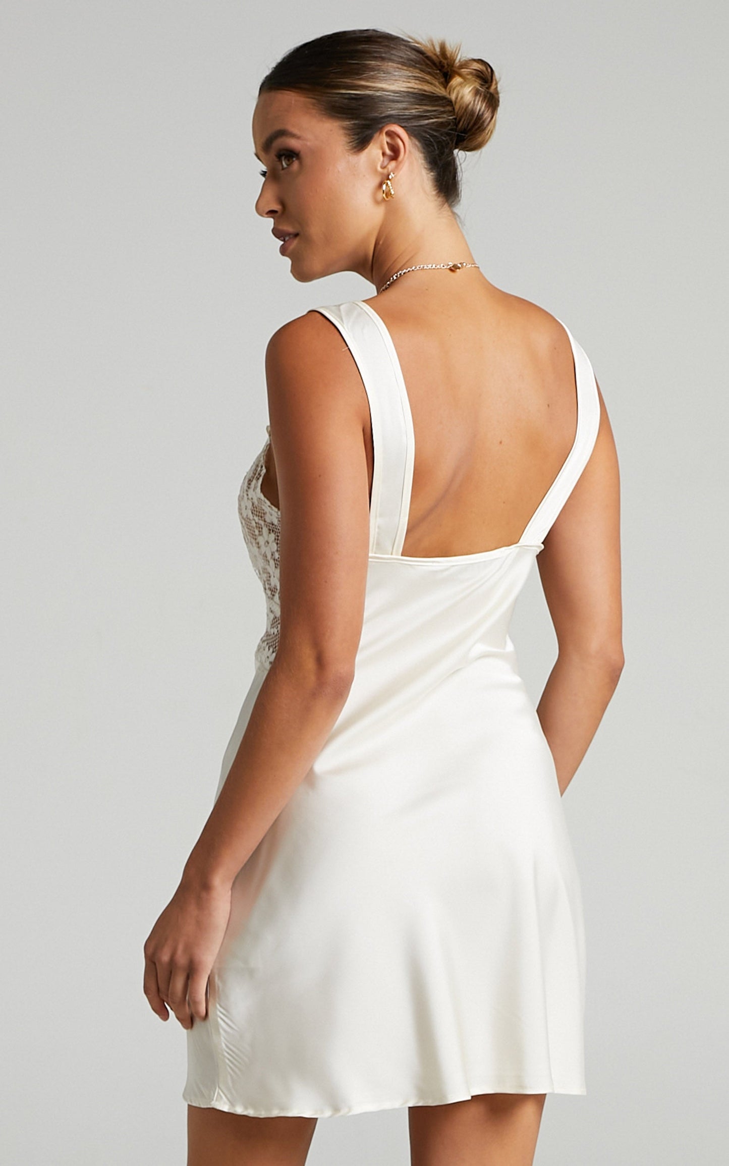 Lioness - Bel Air Mini Dress in Ivory