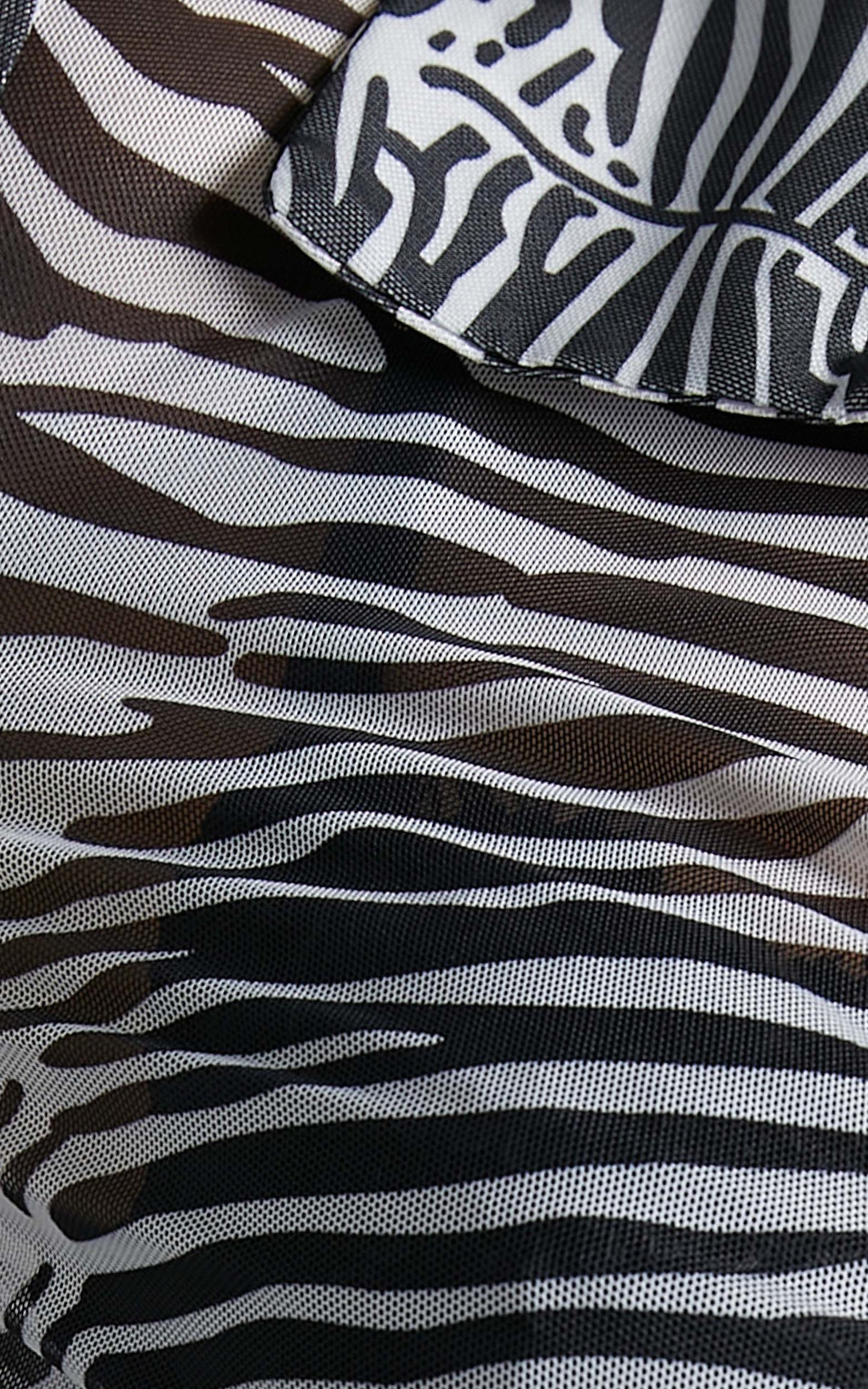 Lioness - Collins Mesh Top in Zebra