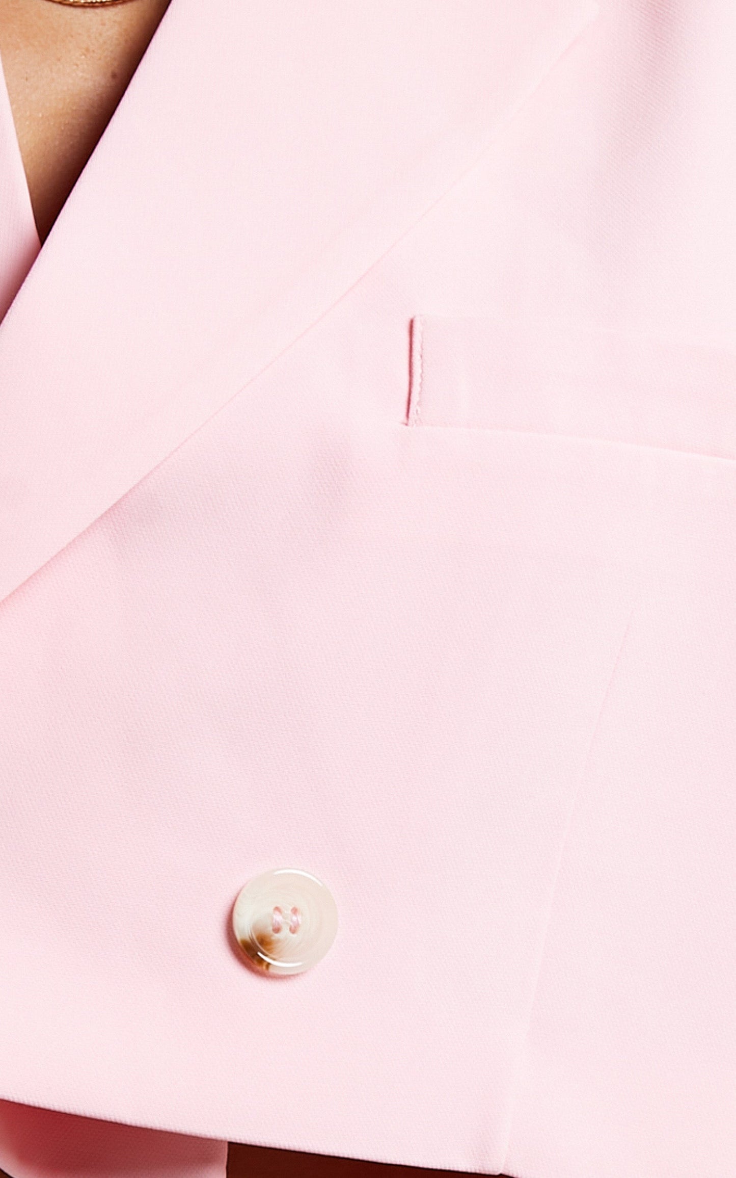 Lioness - Country Club Crop Blazer in Pink