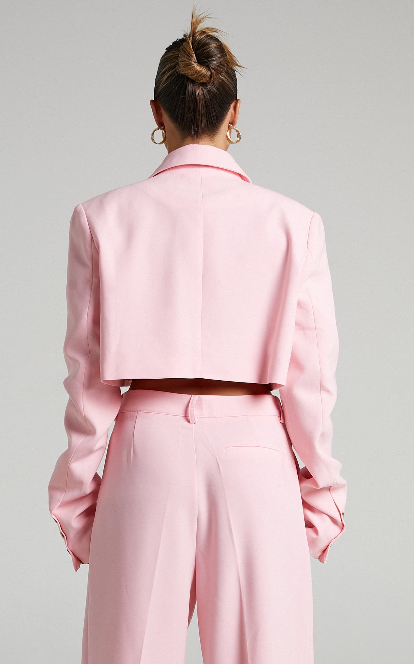 Lioness - Country Club Crop Blazer in Pink