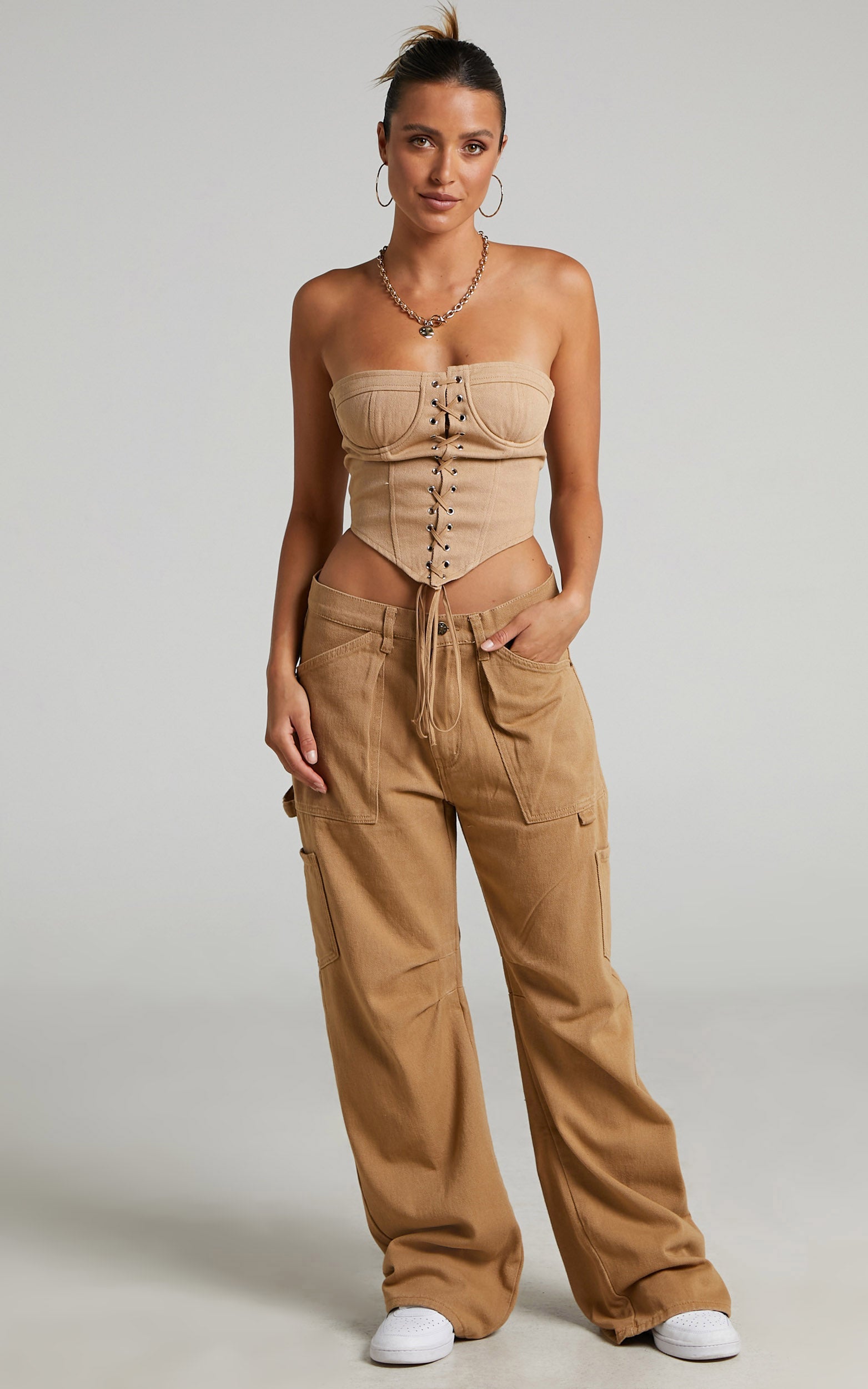 Lioness - East Gate Corset in Stone