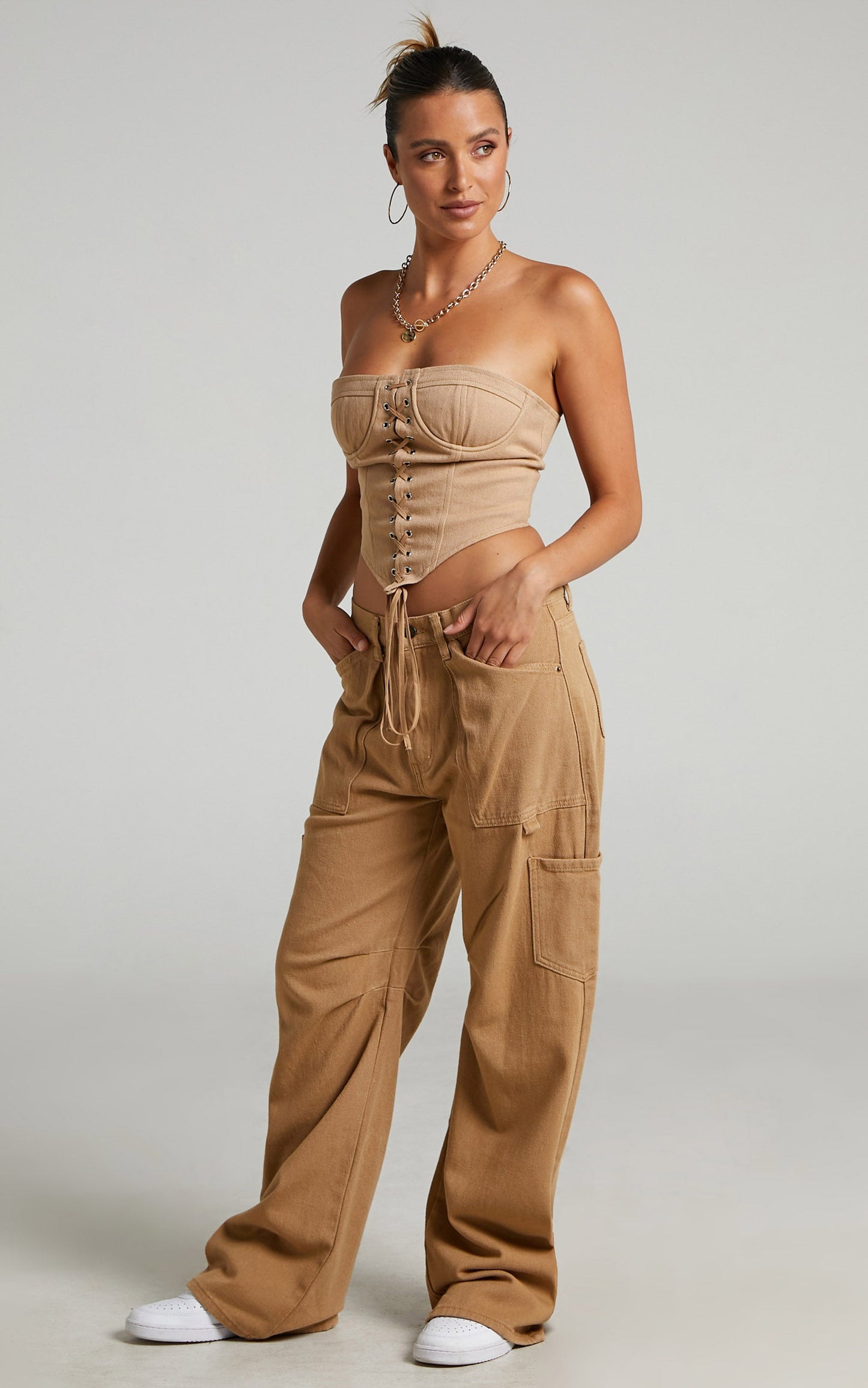 Lioness - East Gate Corset in Stone
