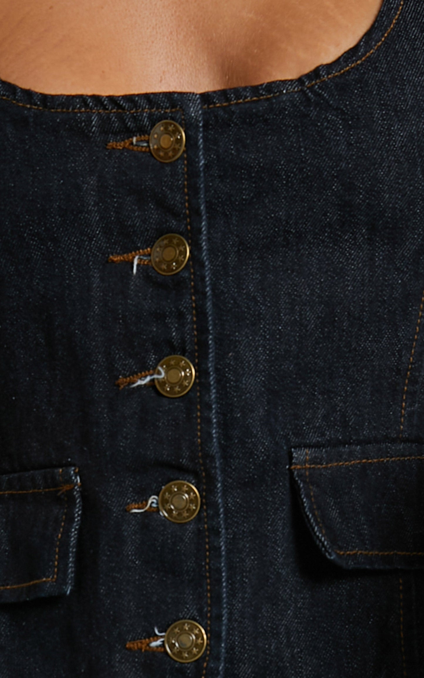 Lioness - NYC Halter Top in Dark Denim