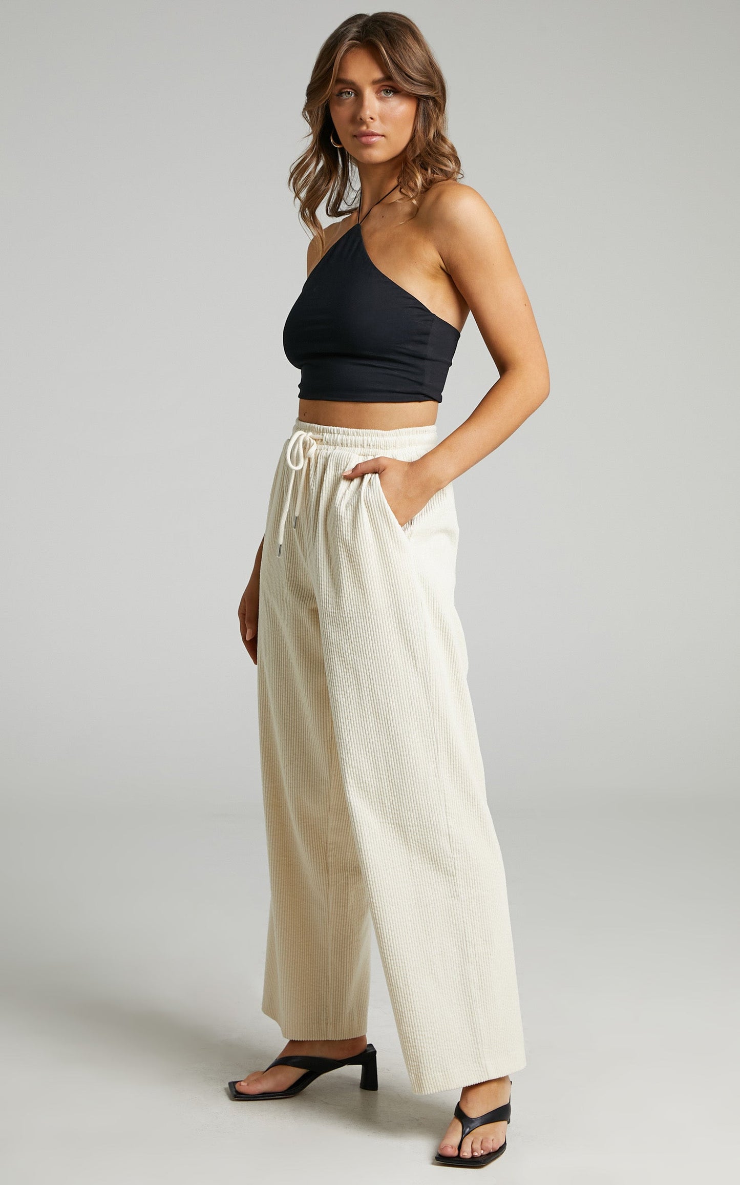 Lioness - Nikita Cord Pant in Cream