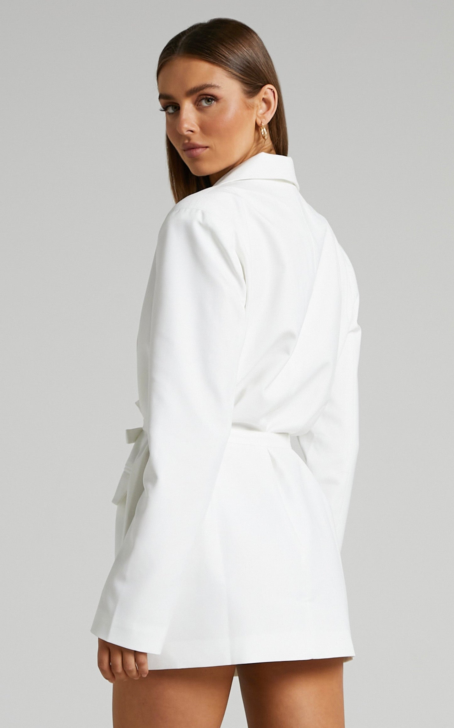 Lioness - Olympia Blazer Dress in White