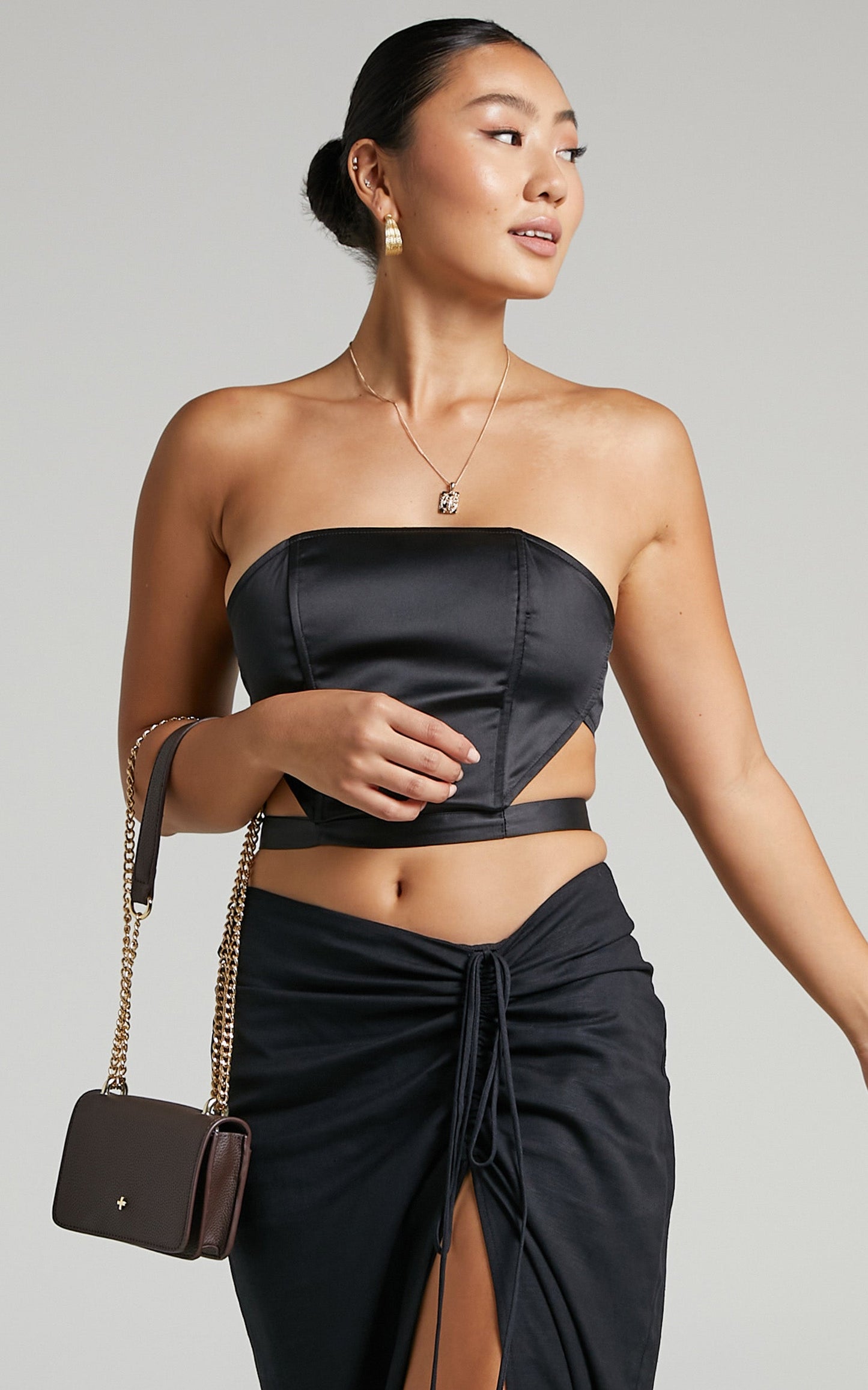 Lioness - Soho Tube Top in Black