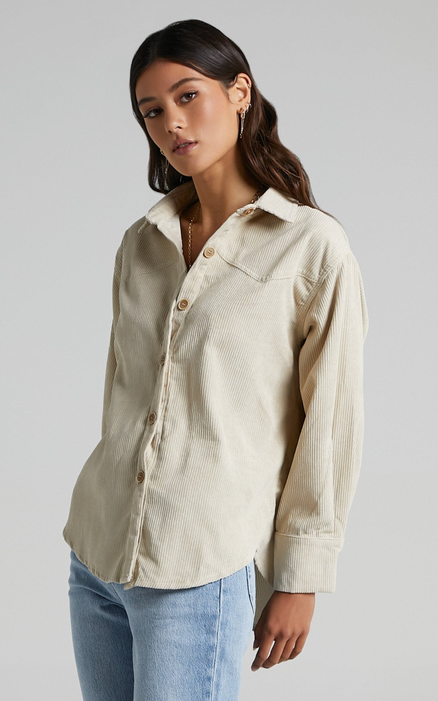 Liverpool Shirt in Taupe