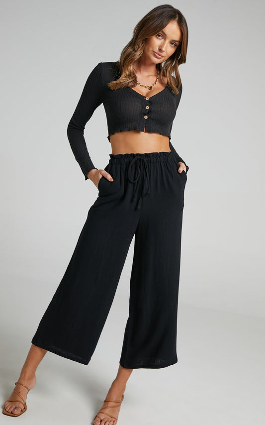 Beckett Pants in Black