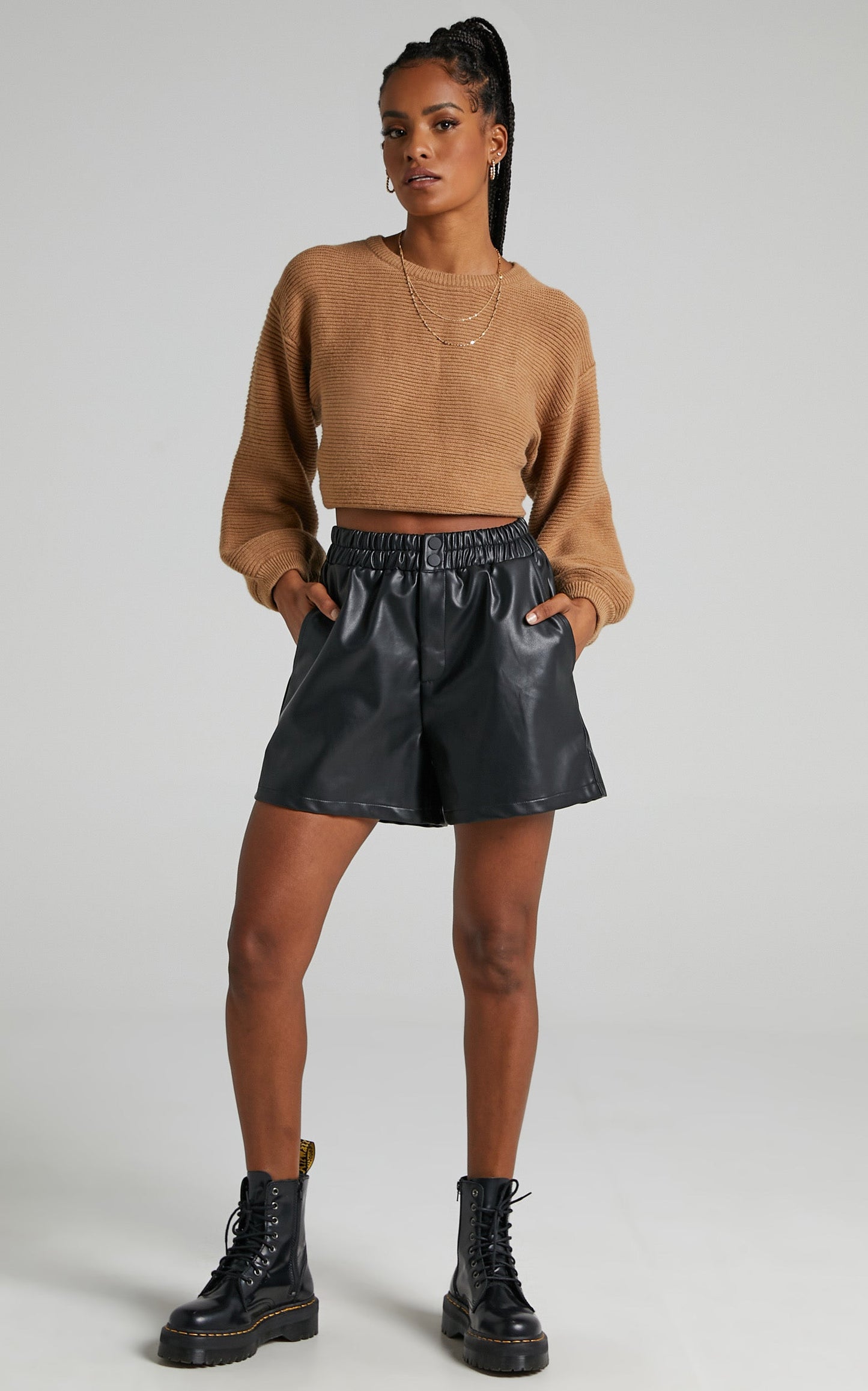 Lolah Jumper in Tan