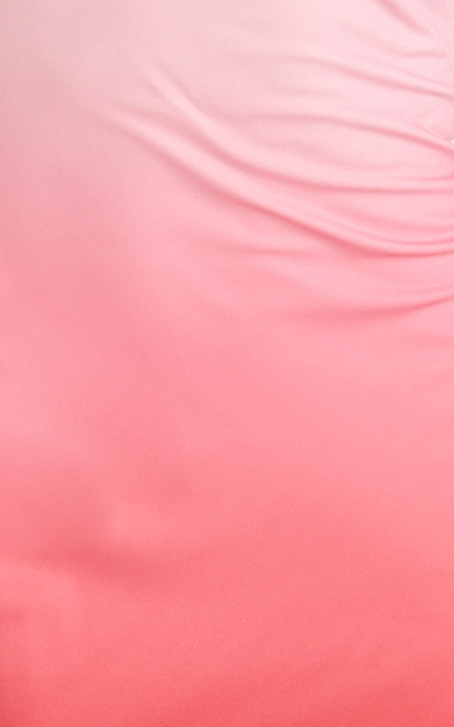 Lolly Maxi Dress - Strapless Bias Column Dress with Scarf in Blush Ombre Print